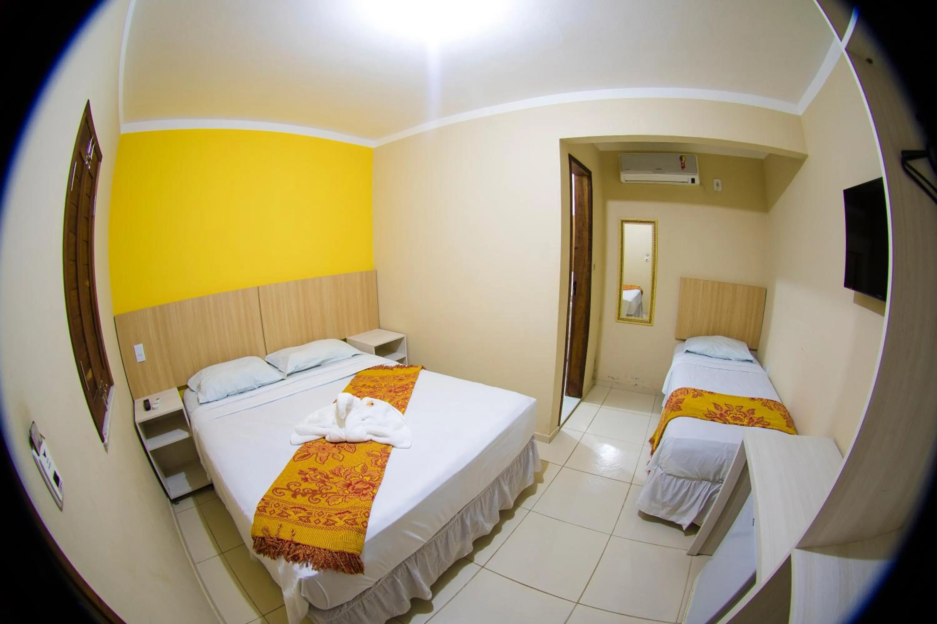 Bedroom, Bed in Hotel Pousada Latitude