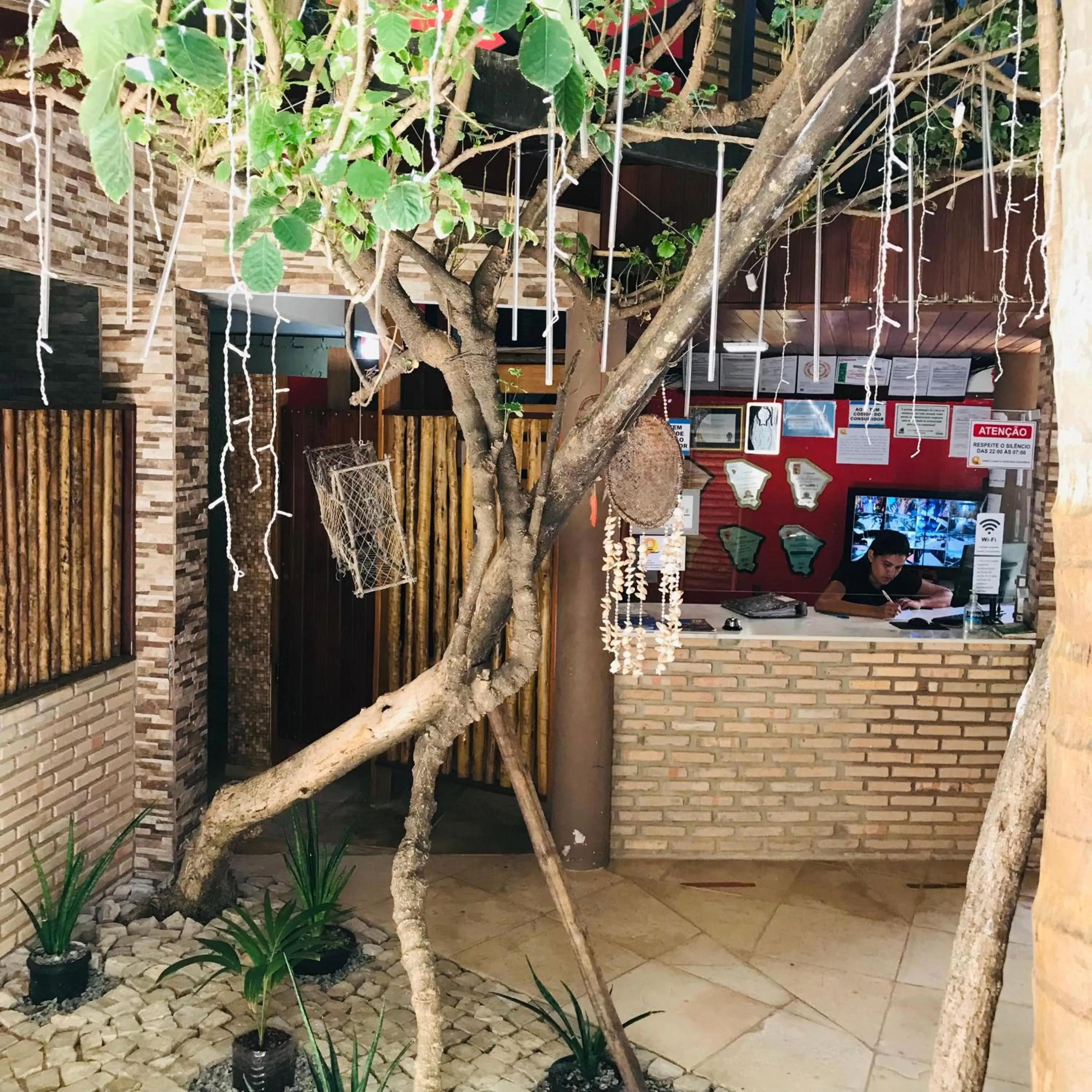 Lobby or reception in Hotel Pousada Latitude