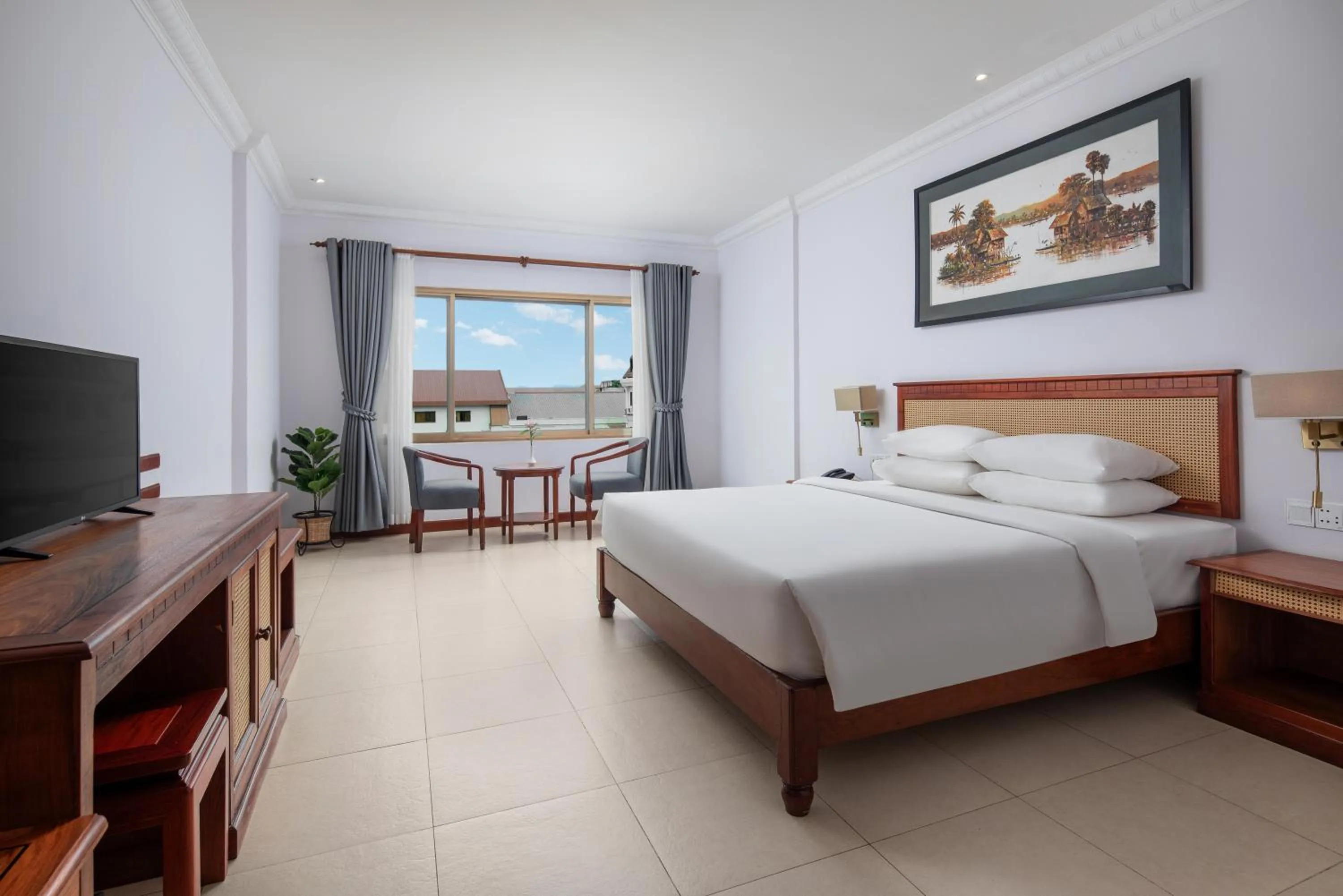 Bed in Baitong Heritage Hotel