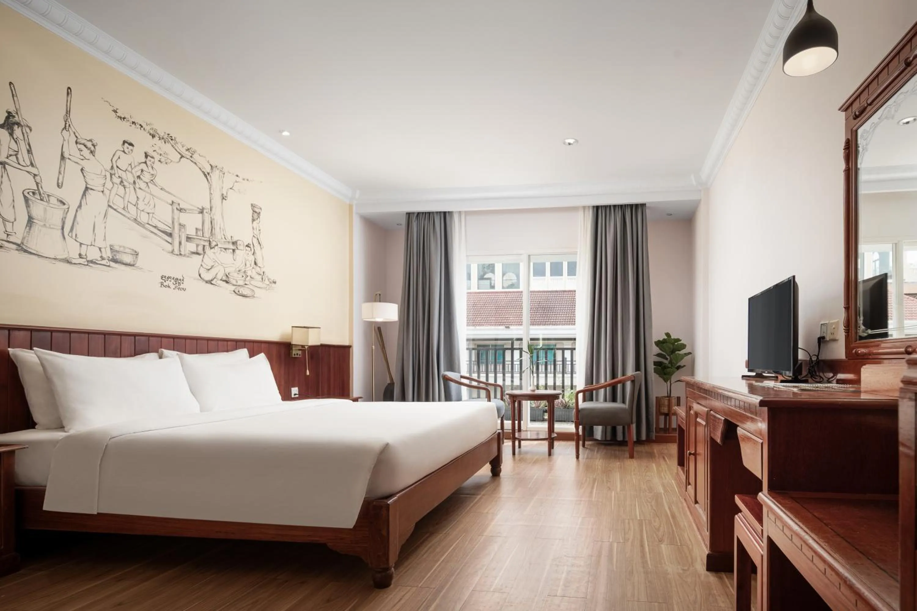 Bedroom, Bed in Angkor Holiday Hotel