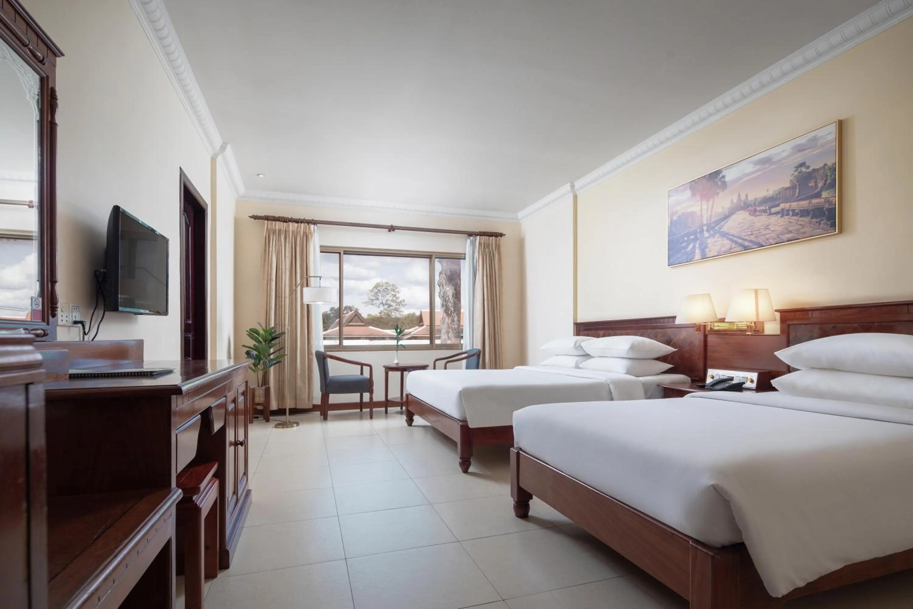 Bedroom, Bed in Angkor Holiday Hotel