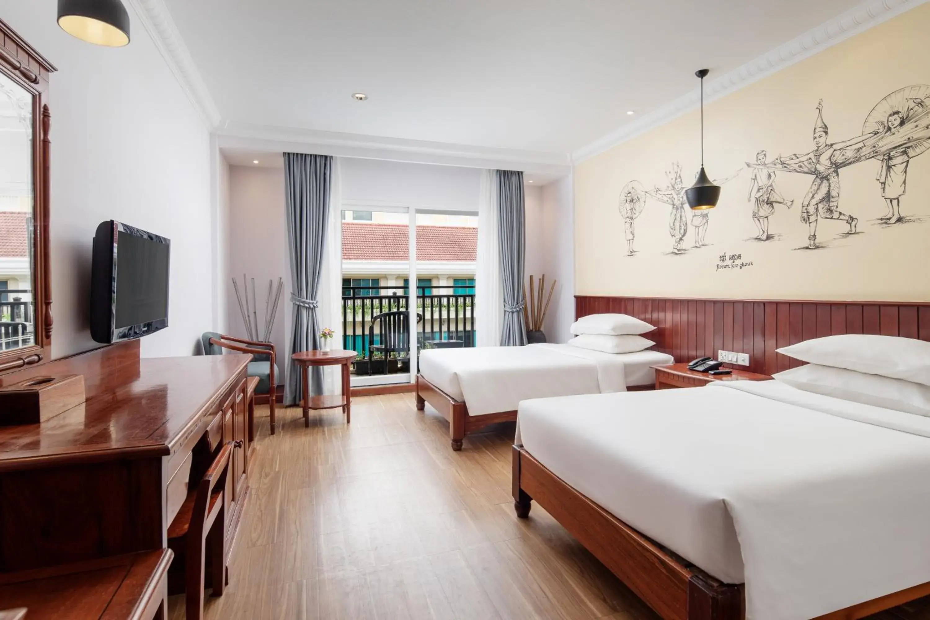 Deluxe Twin Room in Baitong Heritage Hotel Deluxe Twin Room in Baitong Heritage Hotel