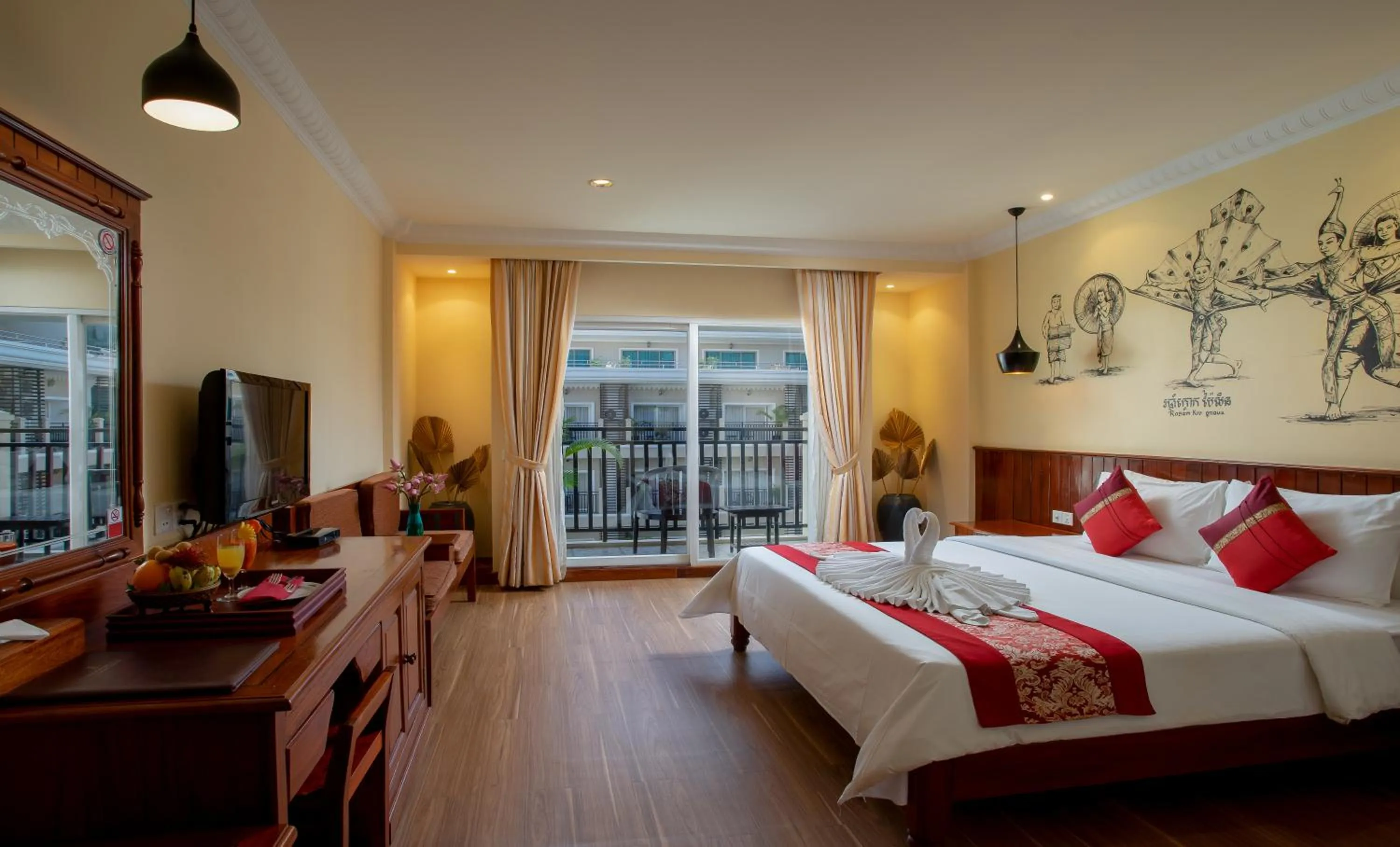 Bedroom, Bed in Angkor Holiday Hotel