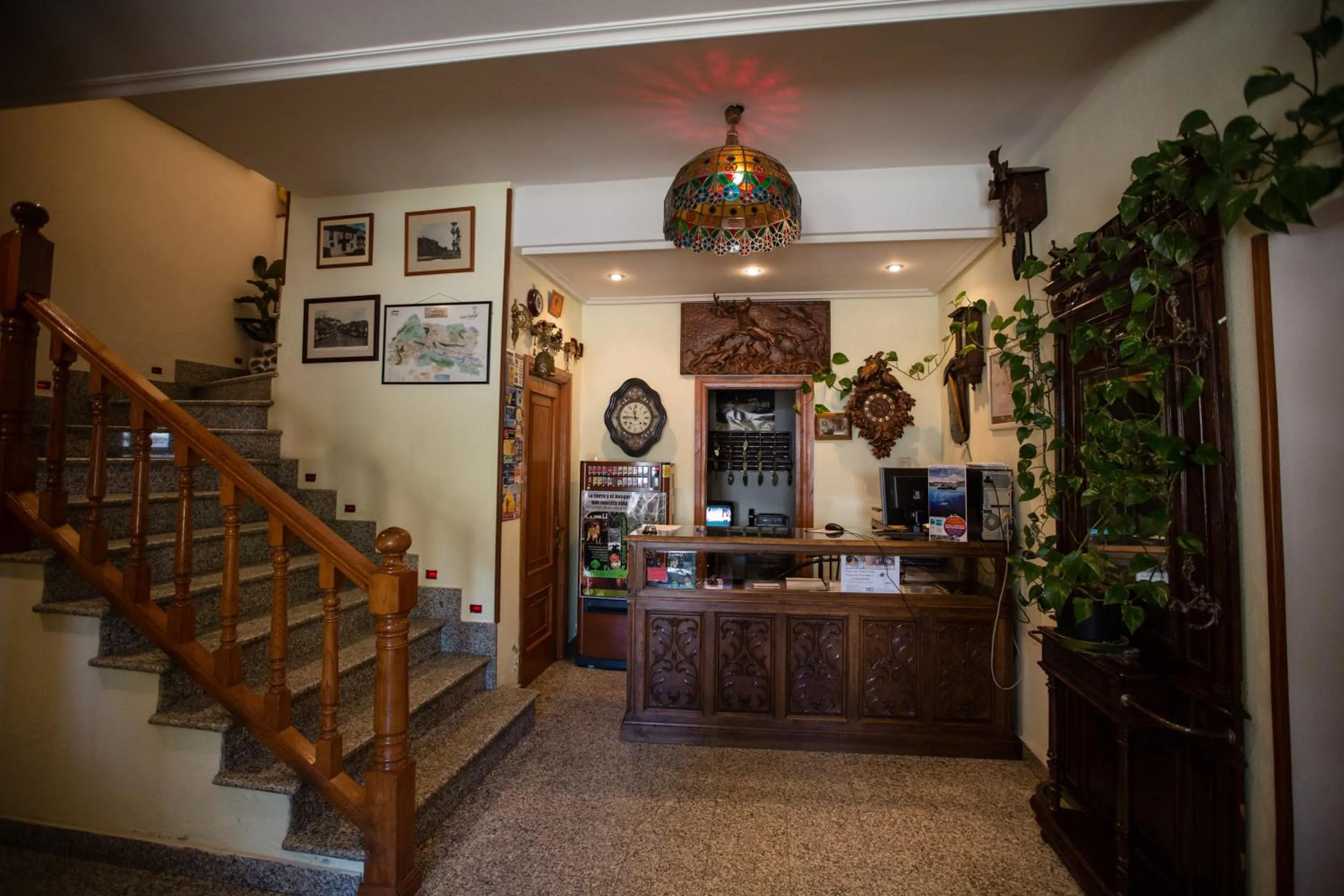 Lobby or reception in Hotel Los Perales