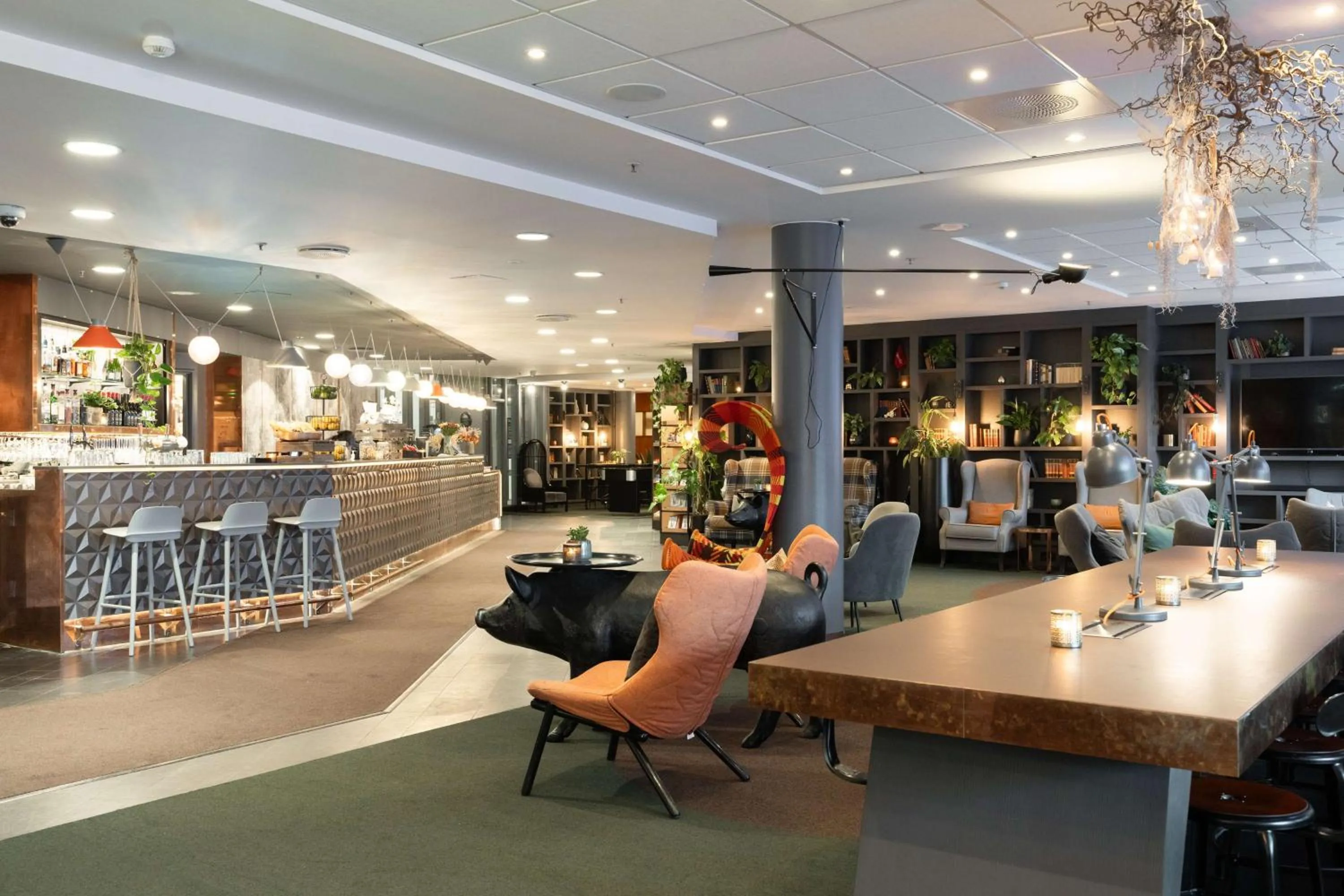 Lobby or reception in Scandic Byporten