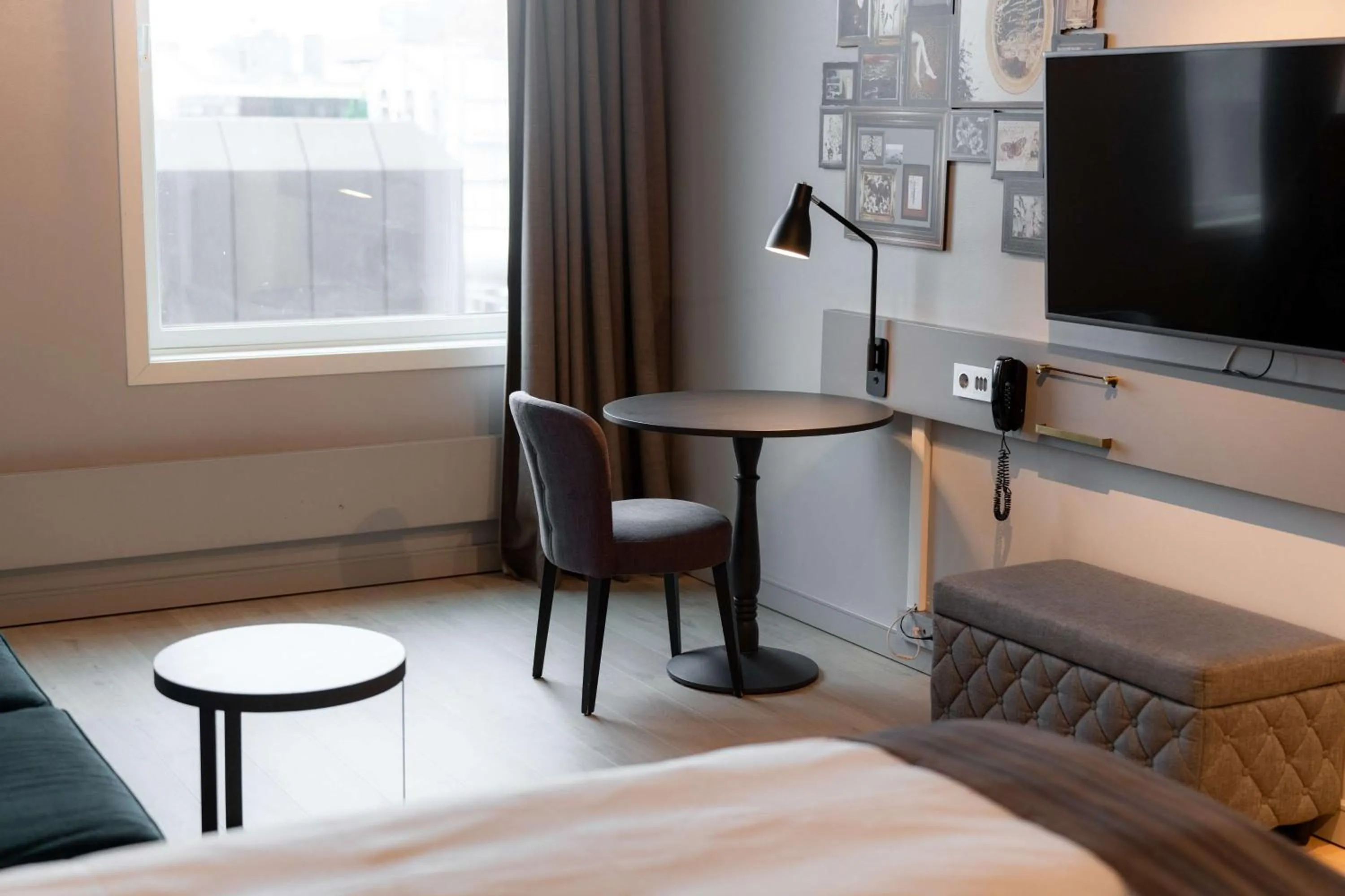 Bedroom, Bed in Scandic Byporten