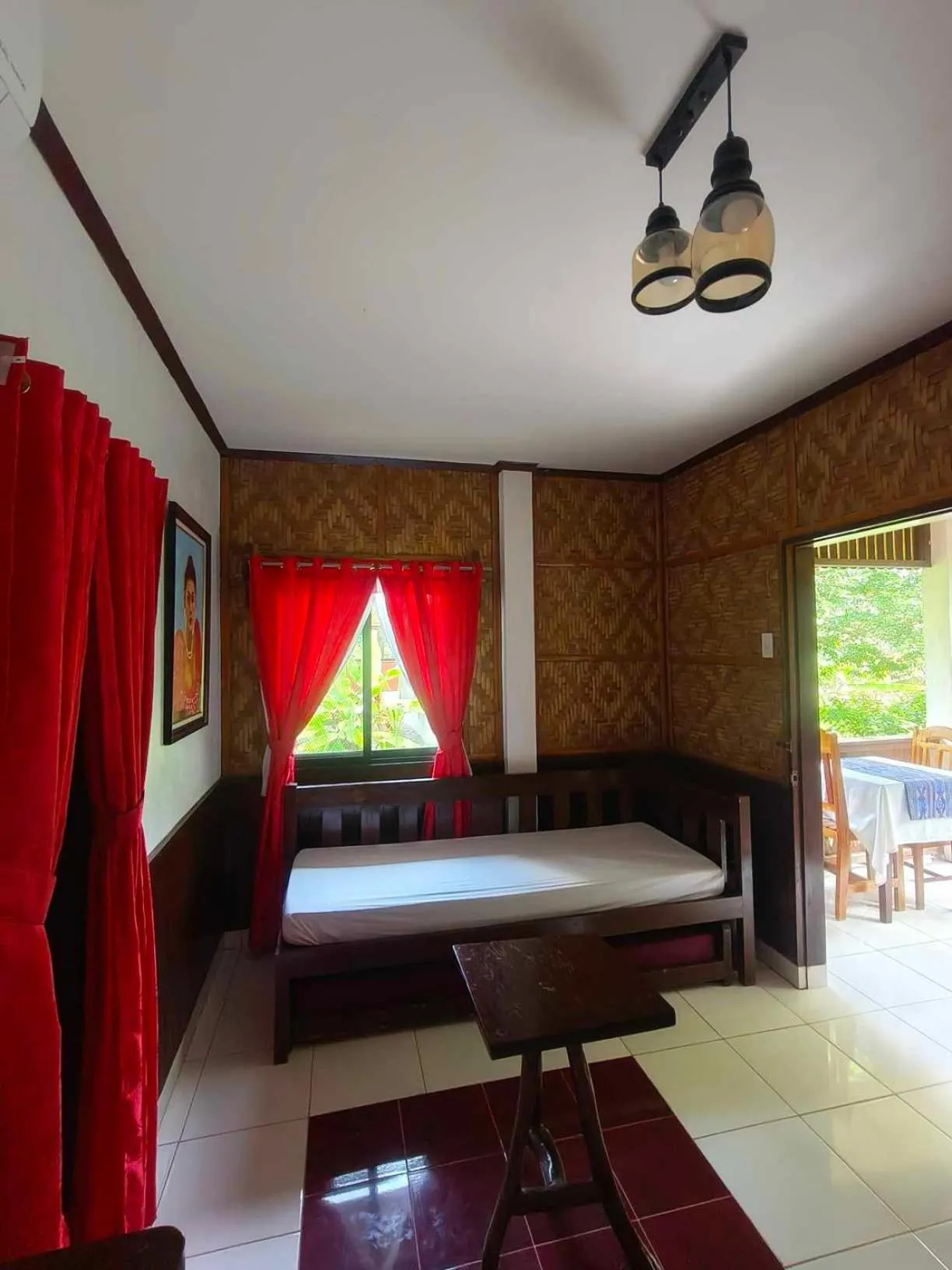 Seating area, Bed in Hof Gorei Beach Resort Davao