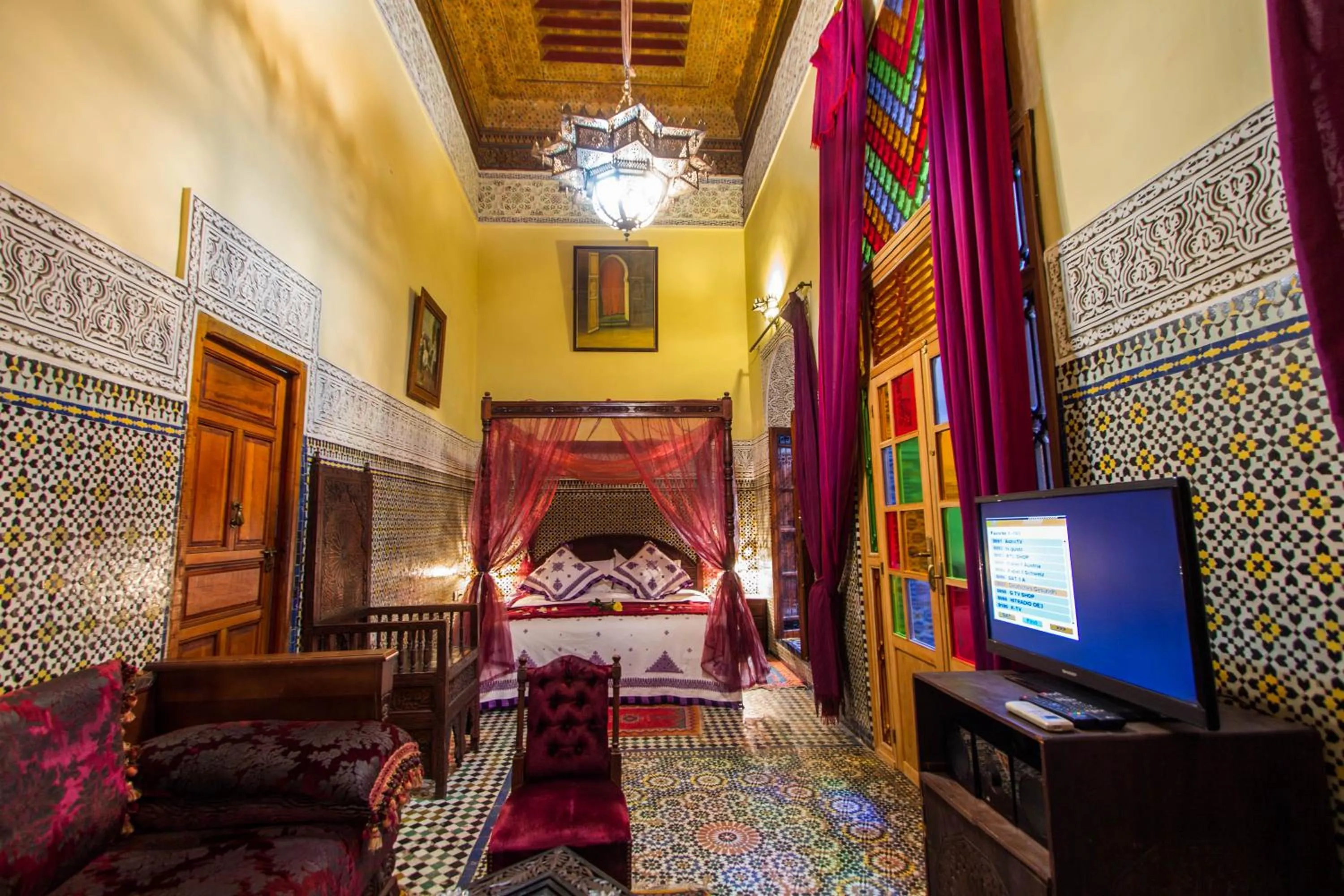 Bedroom, Bed in Riad Ibn Khaldoun