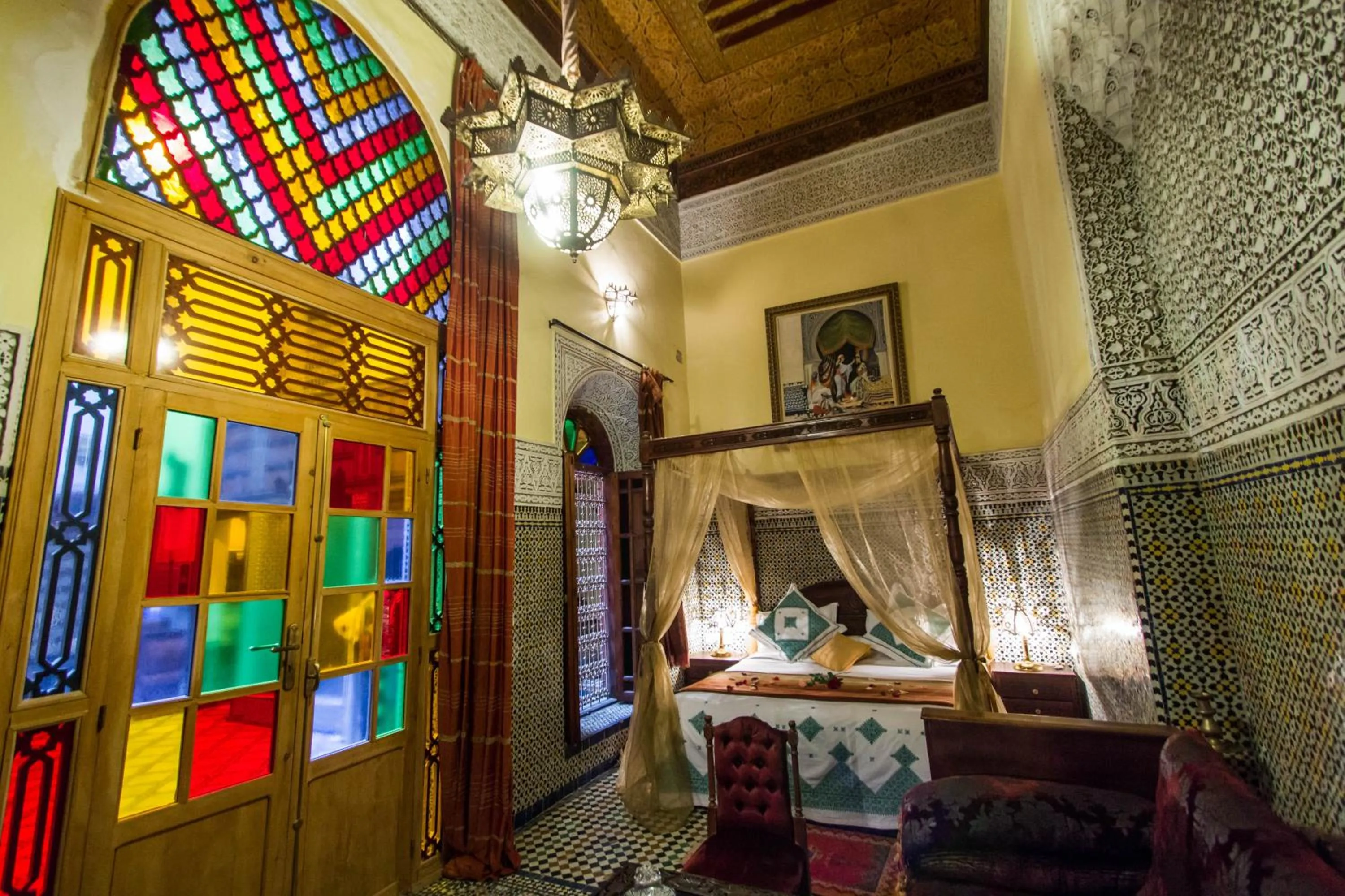 Bathroom in Riad Ibn Khaldoun