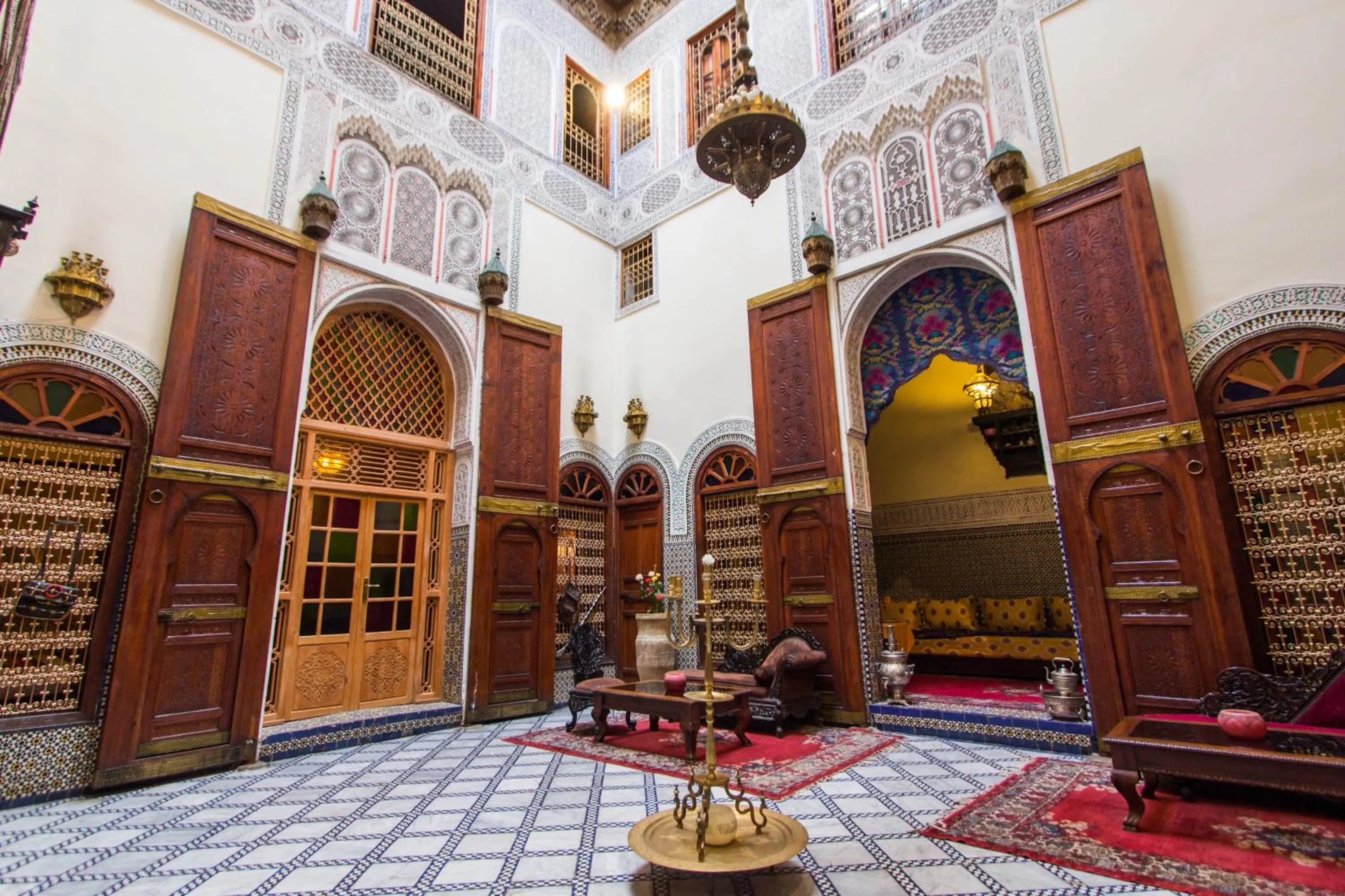 Patio in Riad Ibn Khaldoun