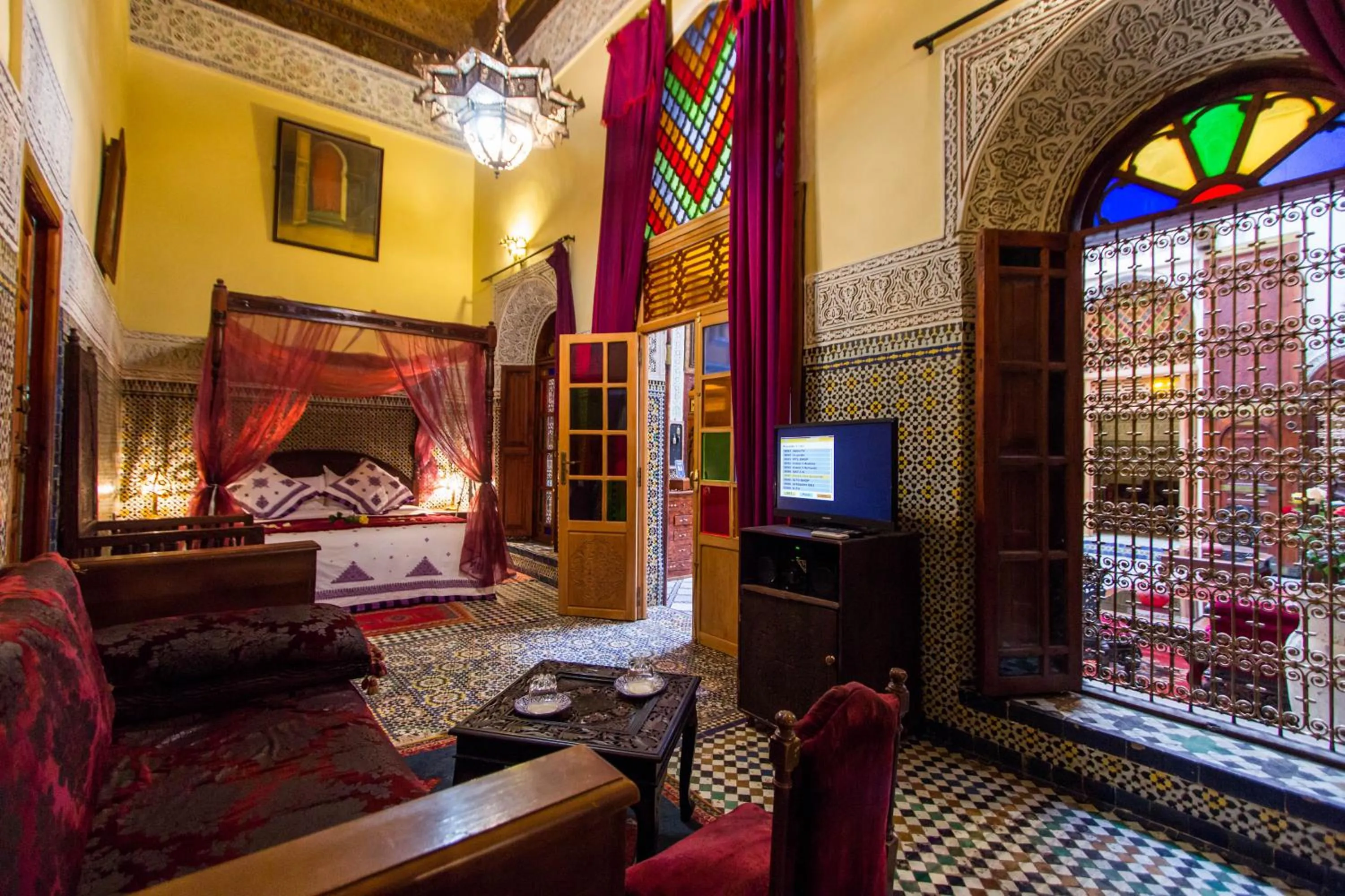 Bedroom, Bed in Riad Ibn Khaldoun