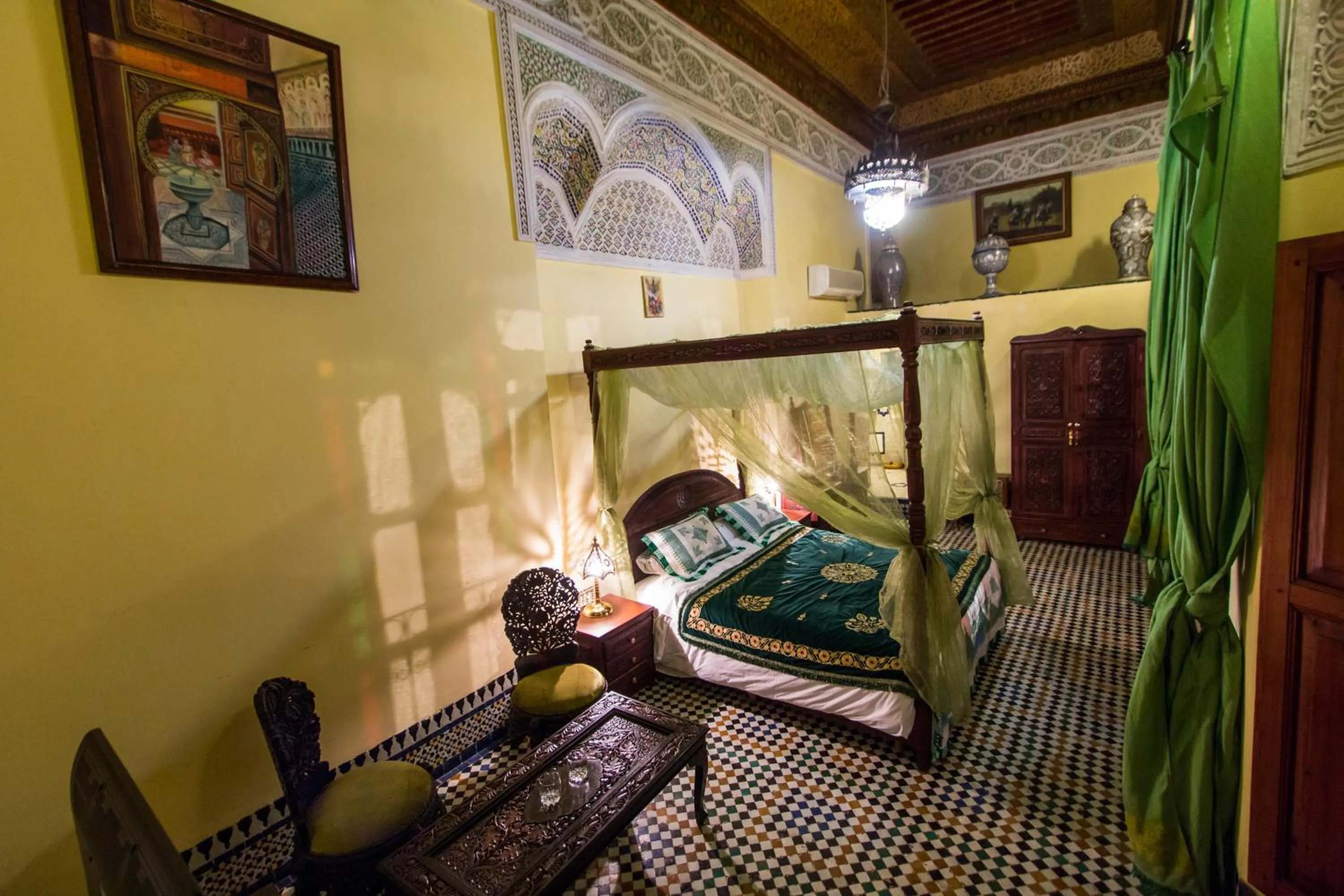Seating area in Riad Ibn Khaldoun