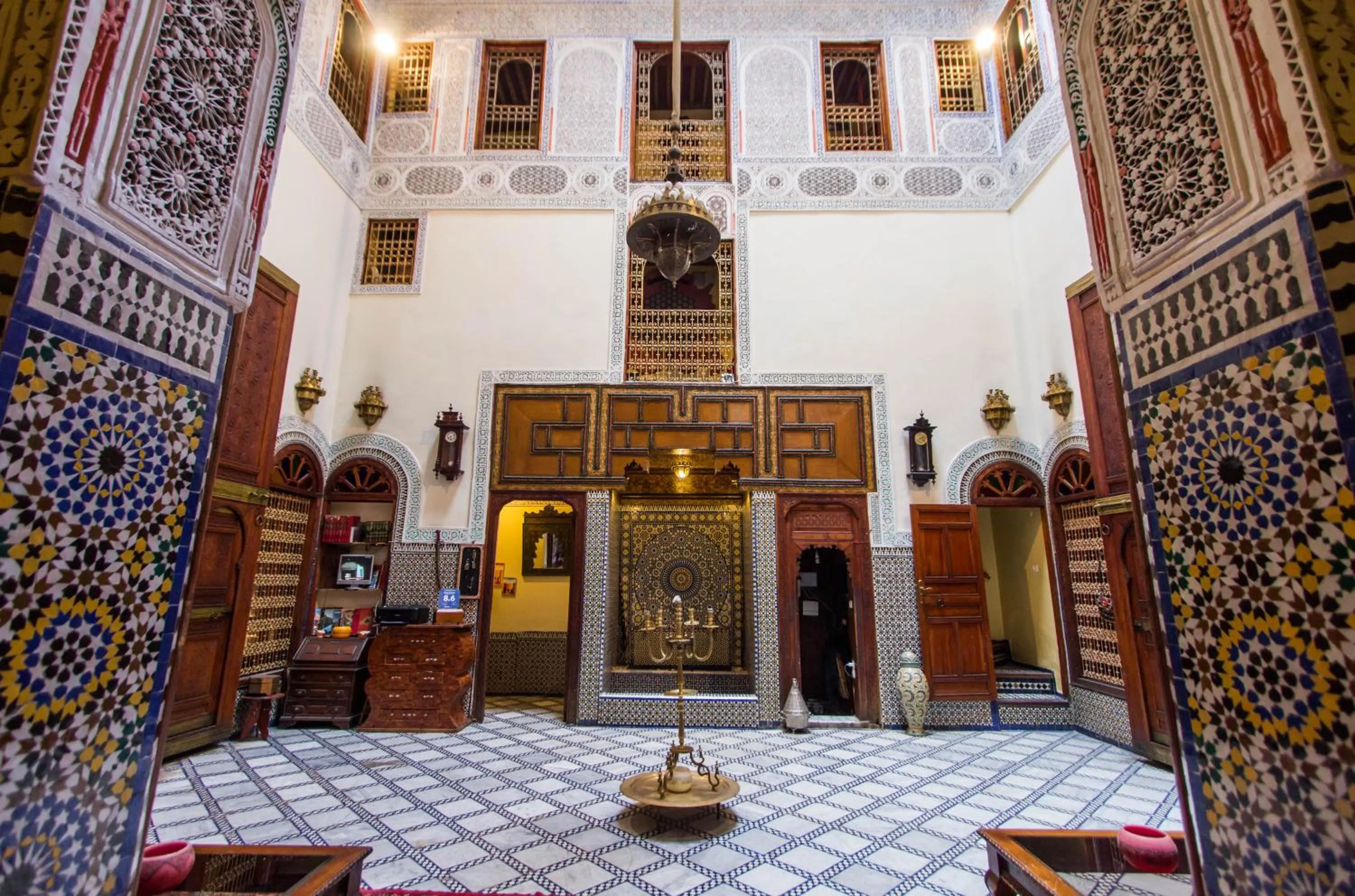 Patio in Riad Ibn Khaldoun