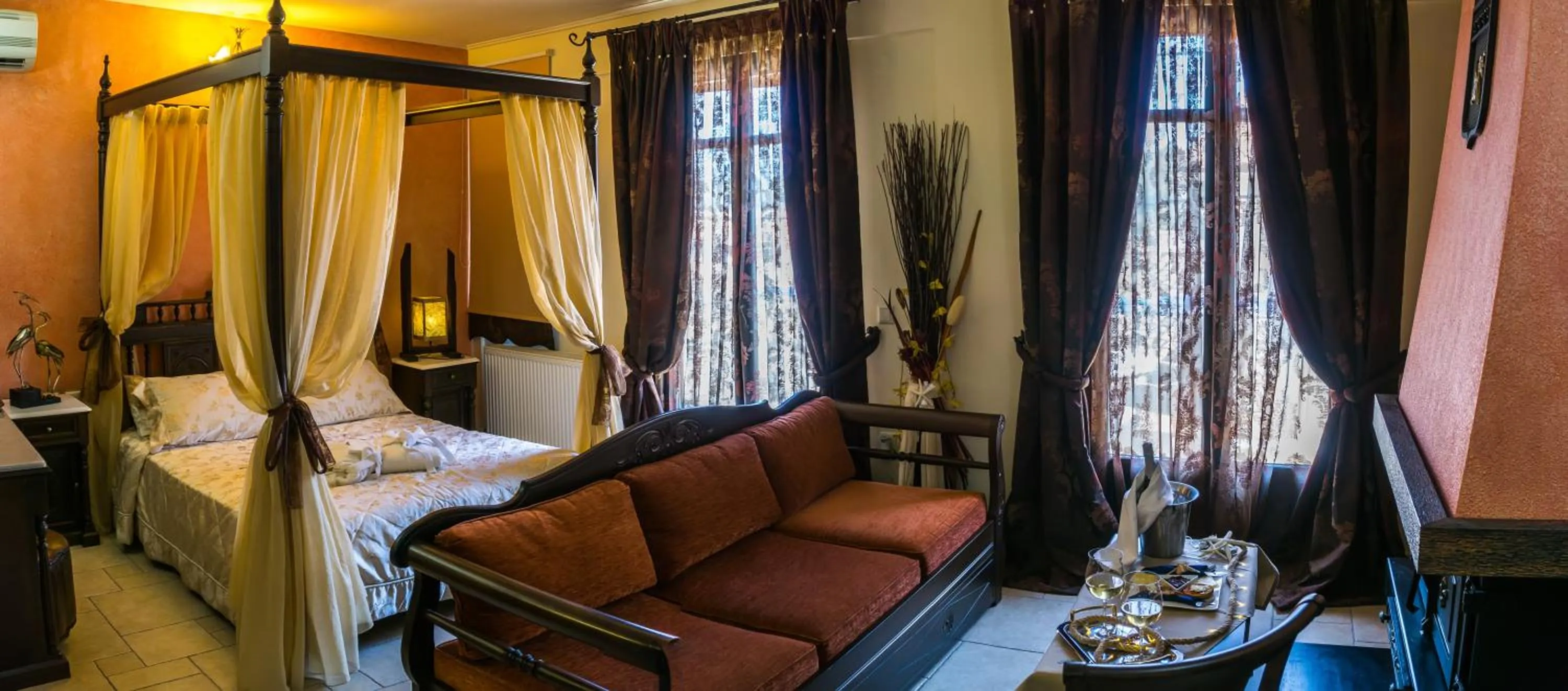 Bed in ''EPAVLIS boutique GALAXIDI''