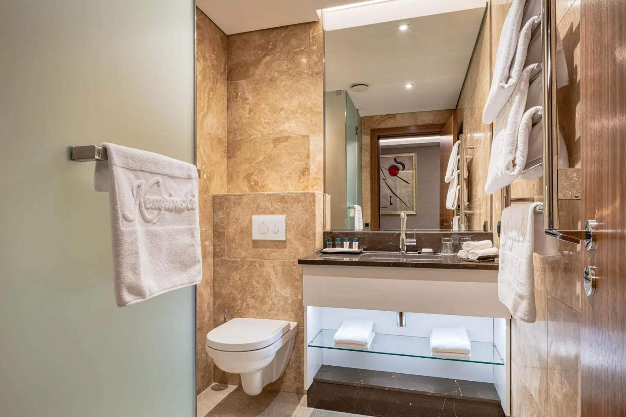 Shower in Grand Hotel Kempinski Riga