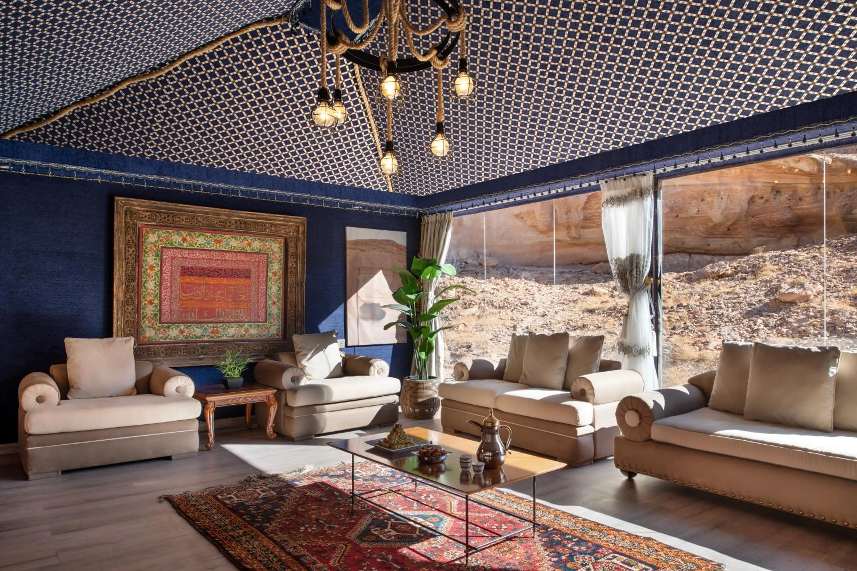 Seating area in Shaden Resort