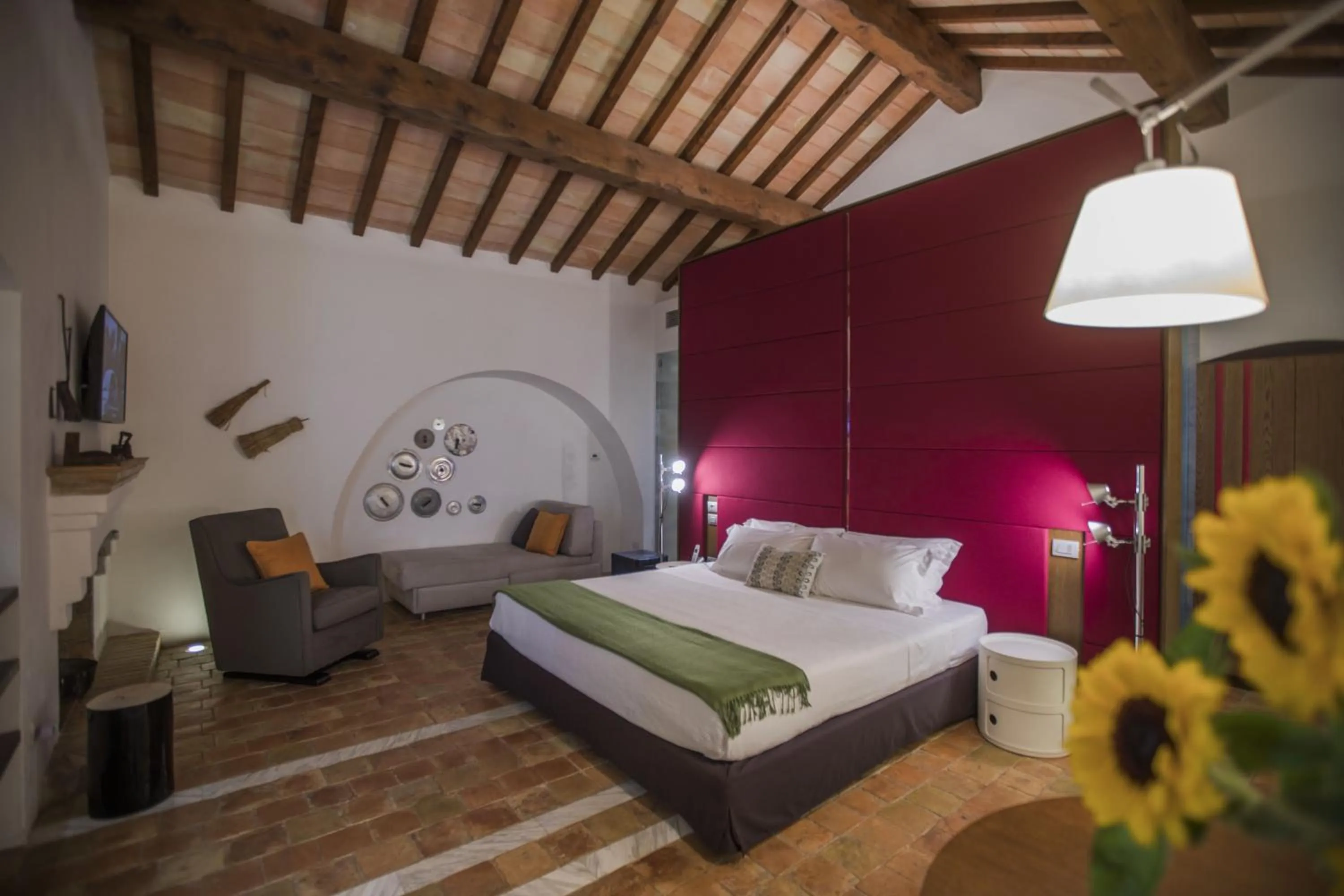 Bed in Torre Fiore Hotel Masseria