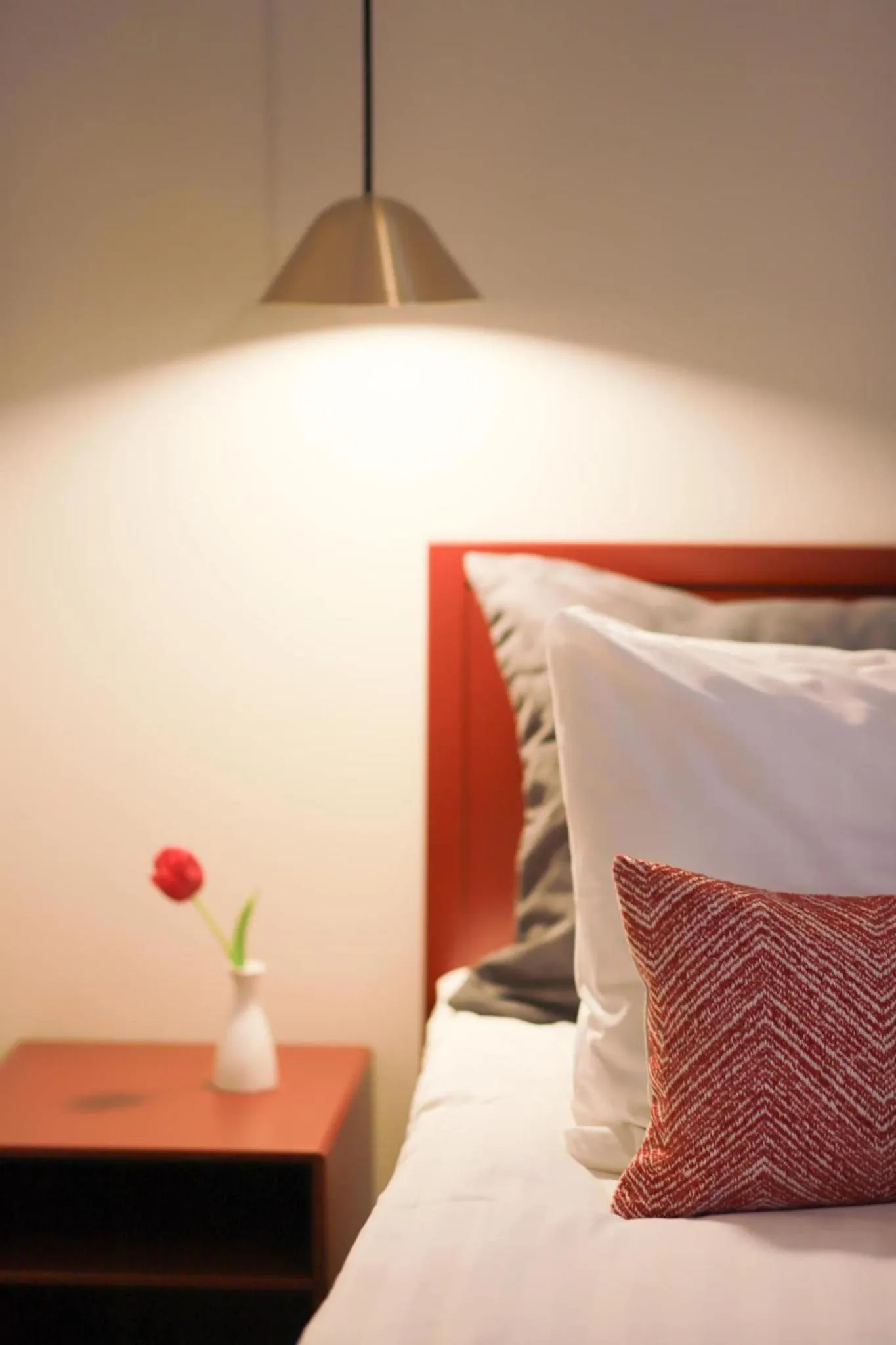 Bed in Hotell Conrad