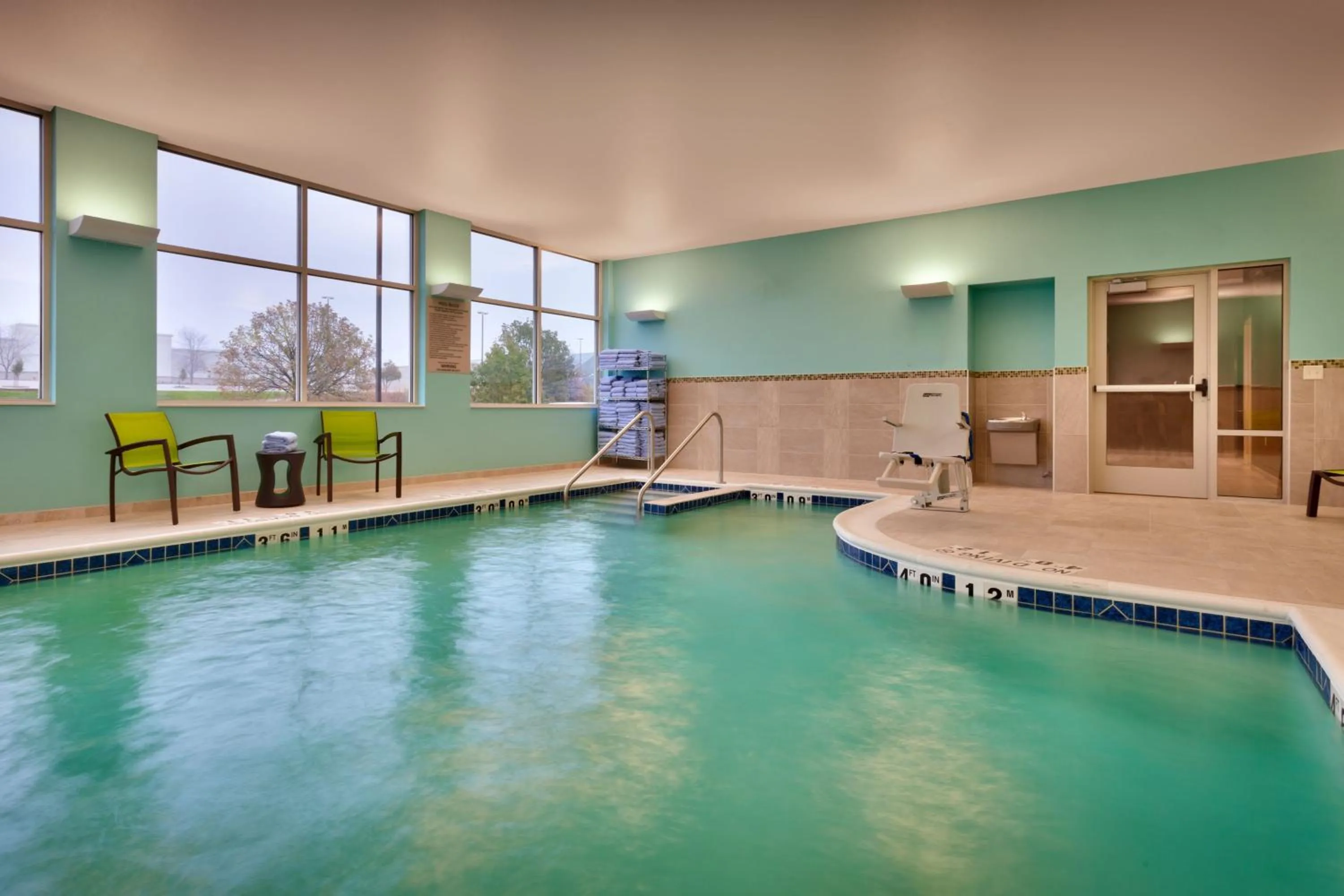Swimming pool in SpringHill Suites by Marriott Coralville