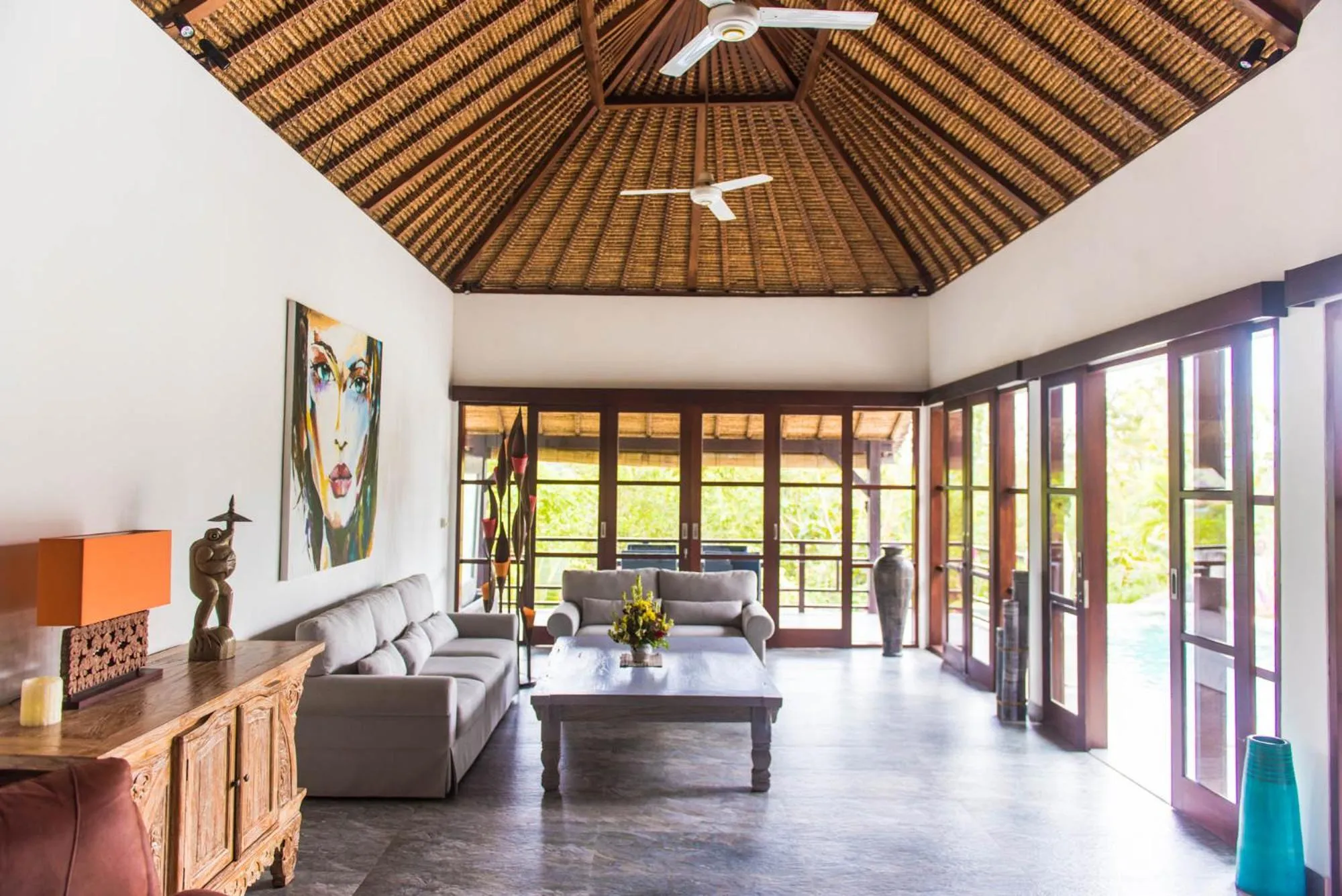 Living room in Villa Michiko