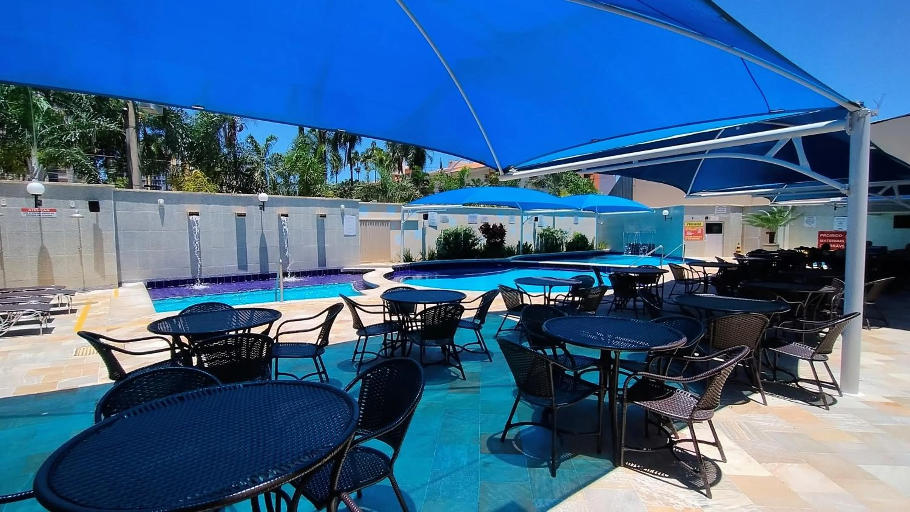 Patio in Thermas das Caldas - Caldas Novas - ACHEI FERIAS - Com Roupa de Cama