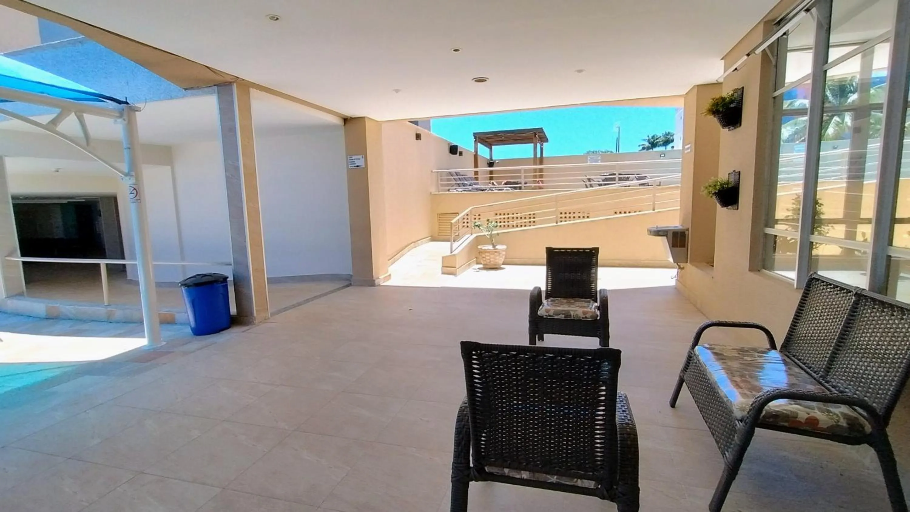 Balcony/Terrace in Thermas das Caldas - Caldas Novas - ACHEI FERIAS - Com Roupa de Cama