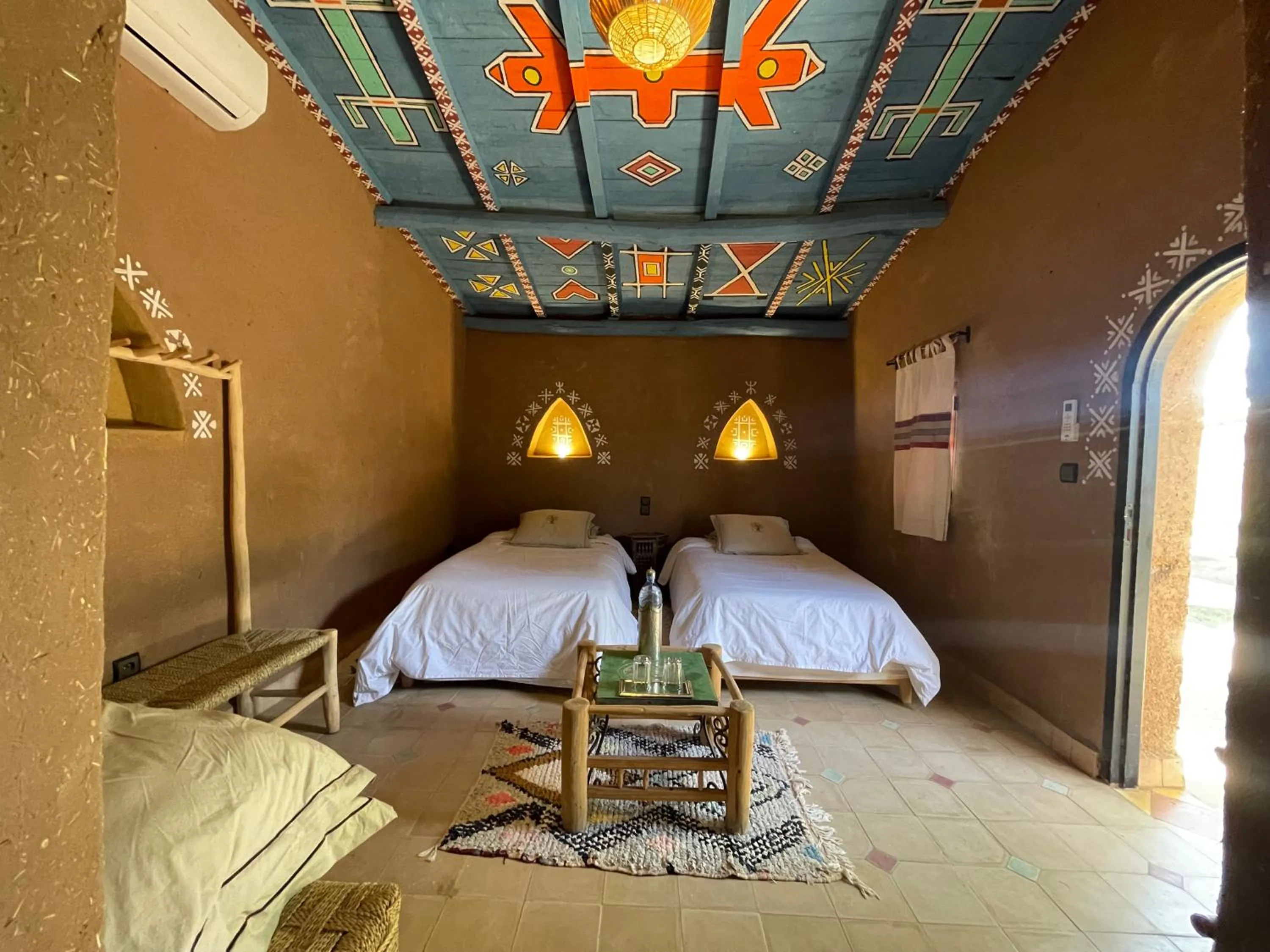 Bed in Dar Azawad Boutique Hotel - Mhamid Sahara Stay