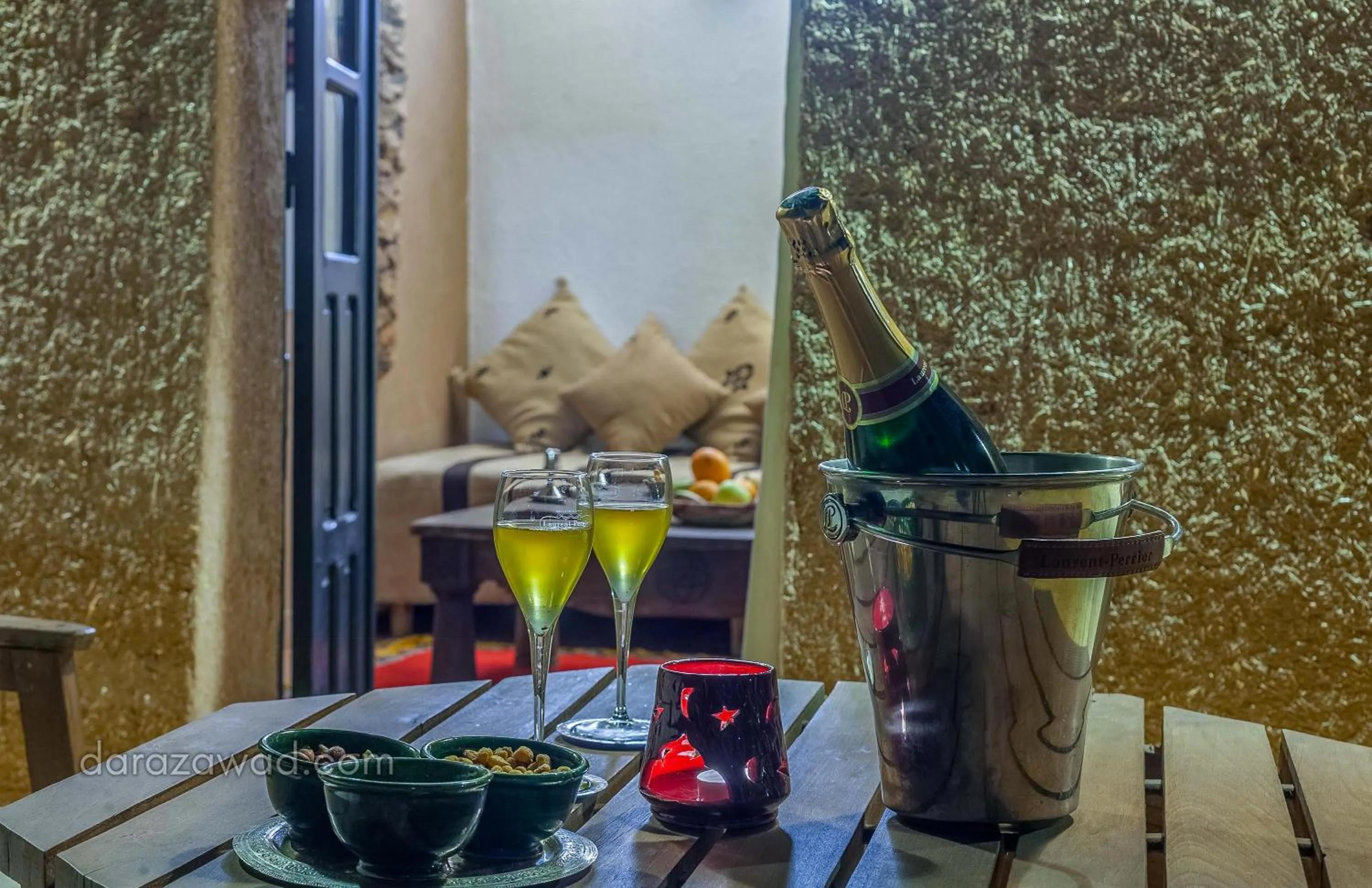 Balcony/Terrace in Dar Azawad Boutique Hotel - Mhamid Sahara Stay