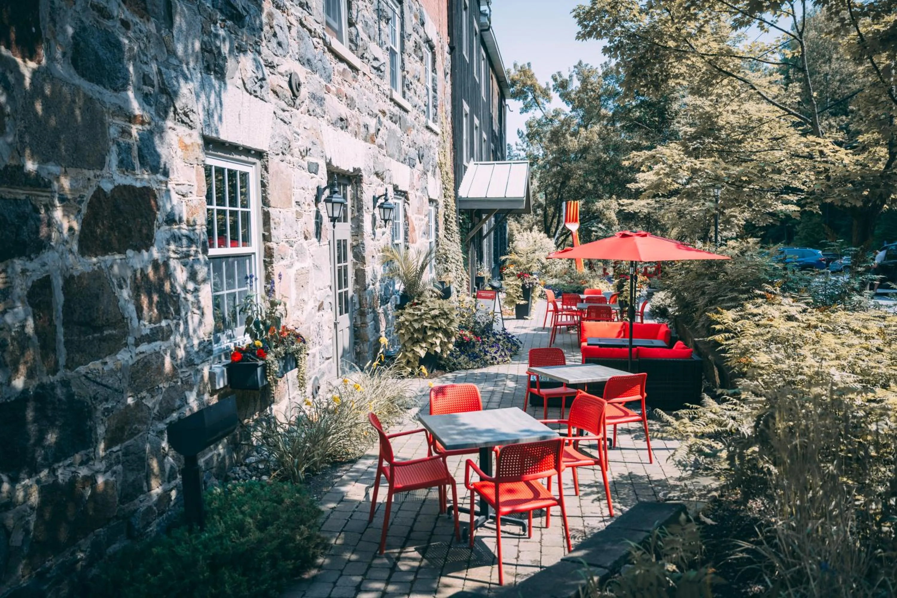 Patio in Moulin Wakefield Mill Hotel & Spa