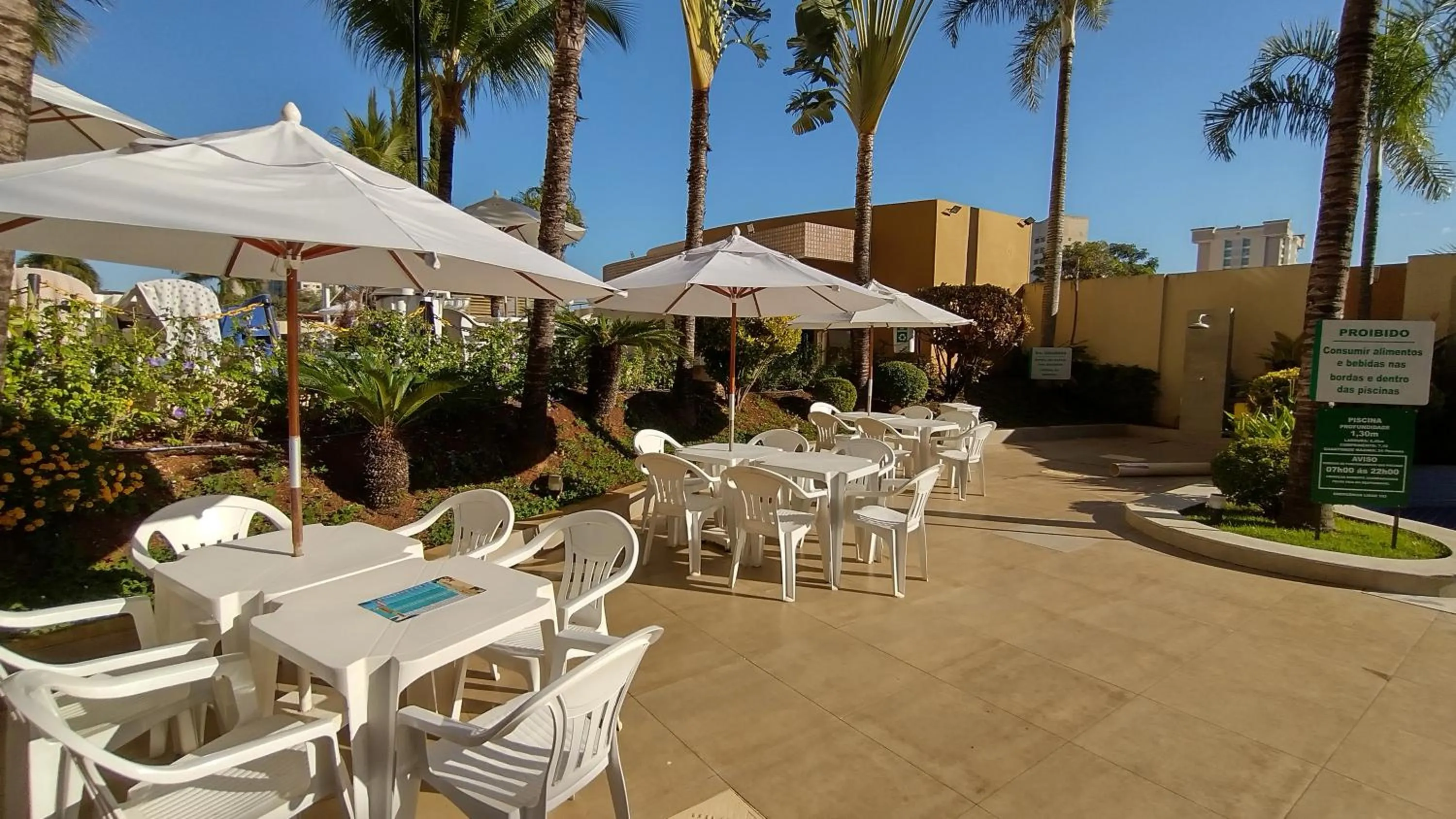 Area and facilities in Prive das Thermas II Caldas Novas - ACHEI FERIAS - Com Roupa de Cama