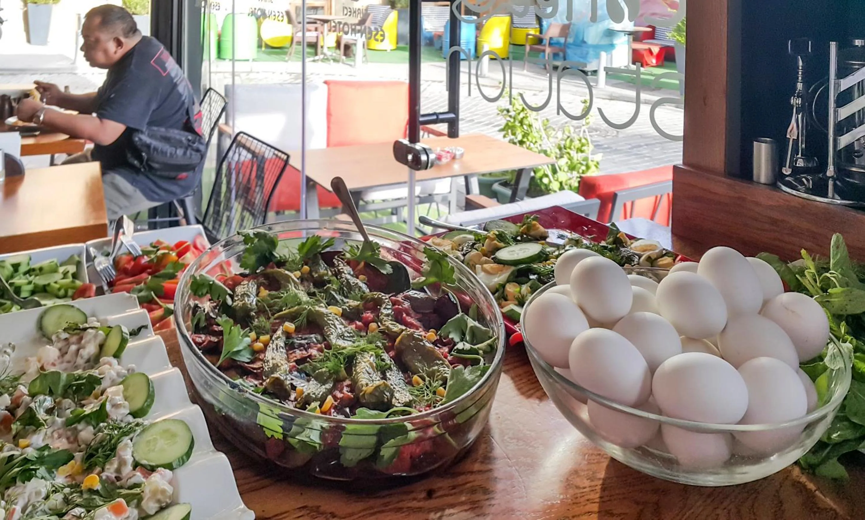 People in Grand Esen Hotel