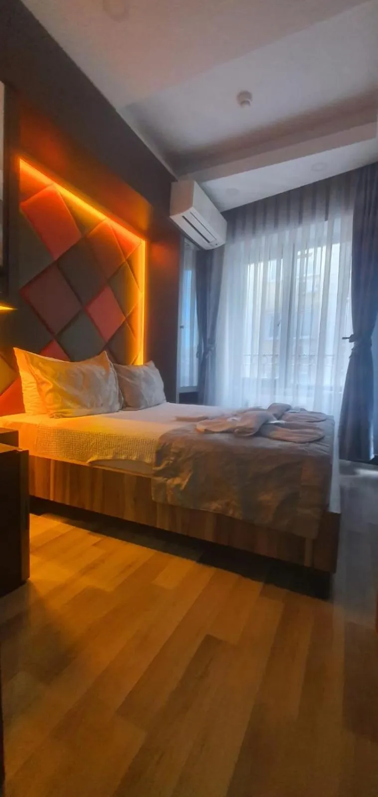Bed in Grand Esen Hotel