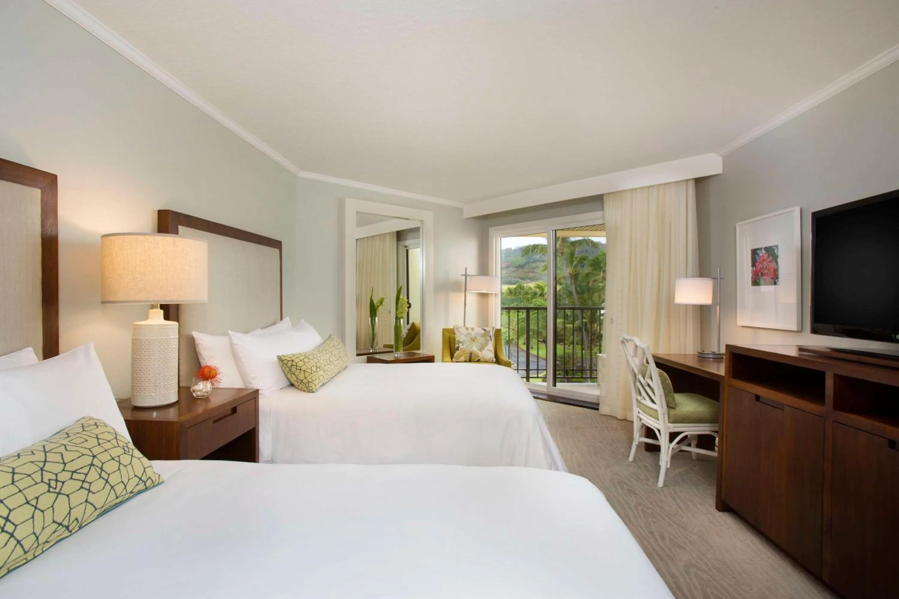 Bedroom, Bed in OUTRIGGER Kaua'i Beach Resort & Spa