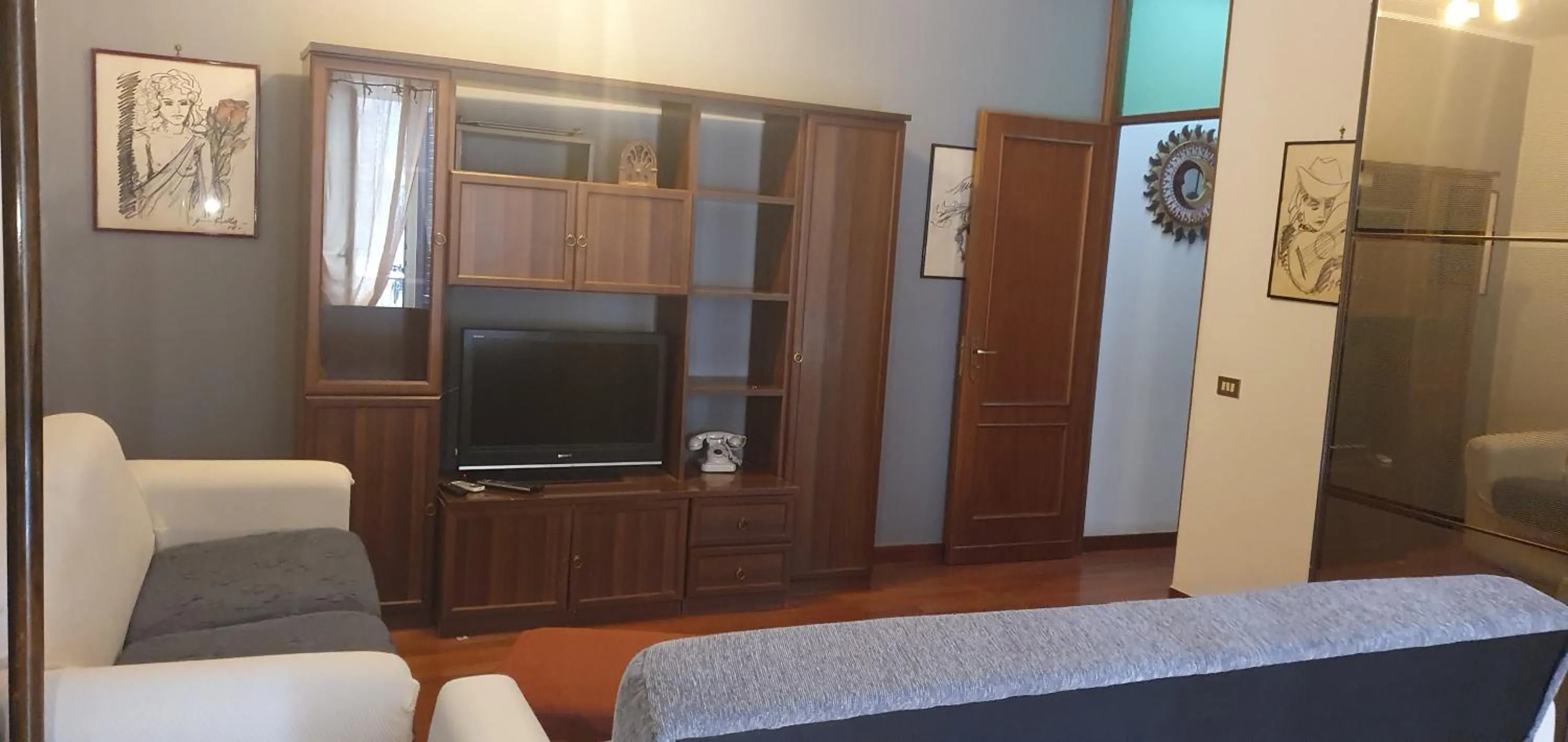 Seating area in La Casa delle Lodole