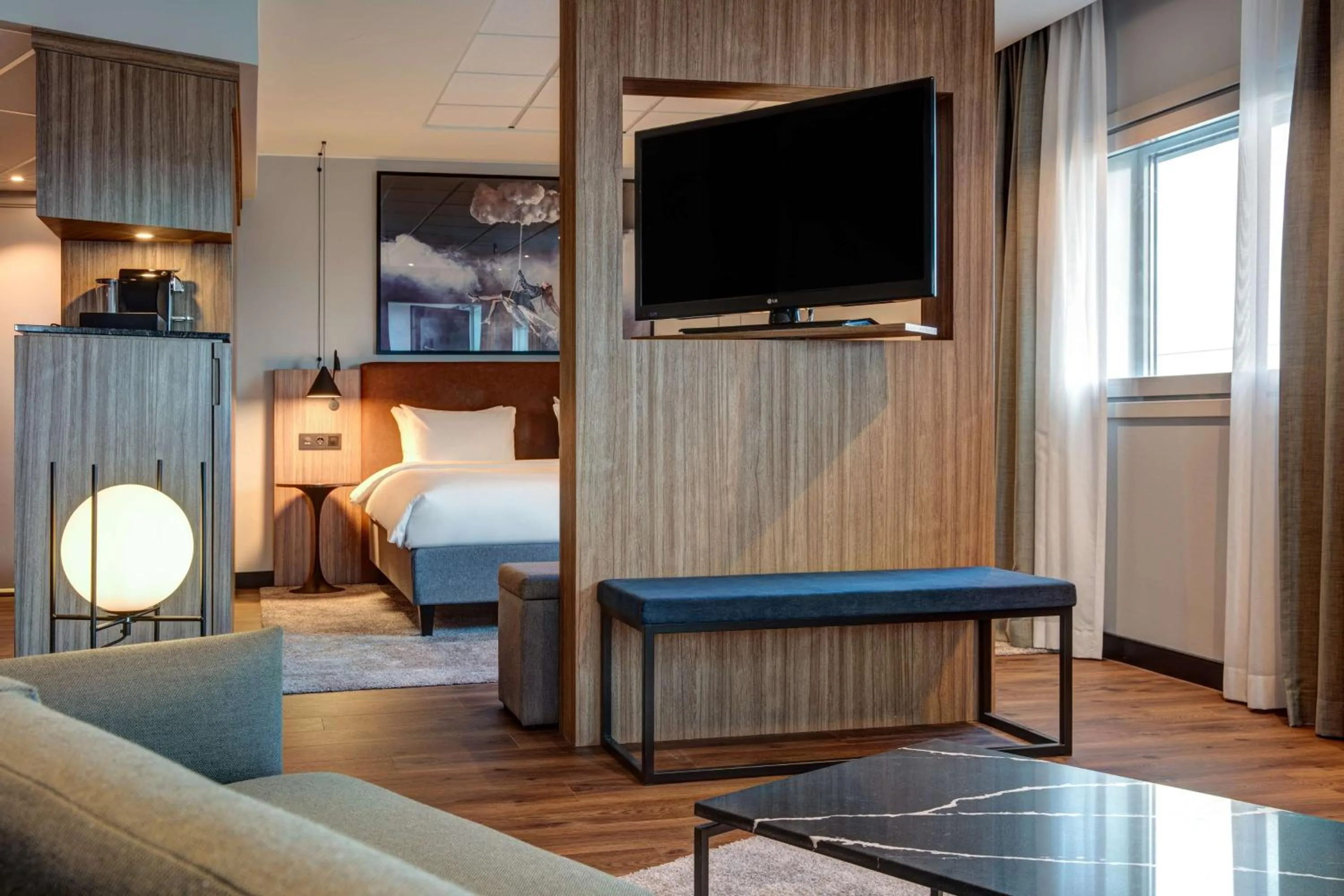 Photo of the whole room, Bed in Radisson Blu Airport Hotel, Oslo Gardermoen