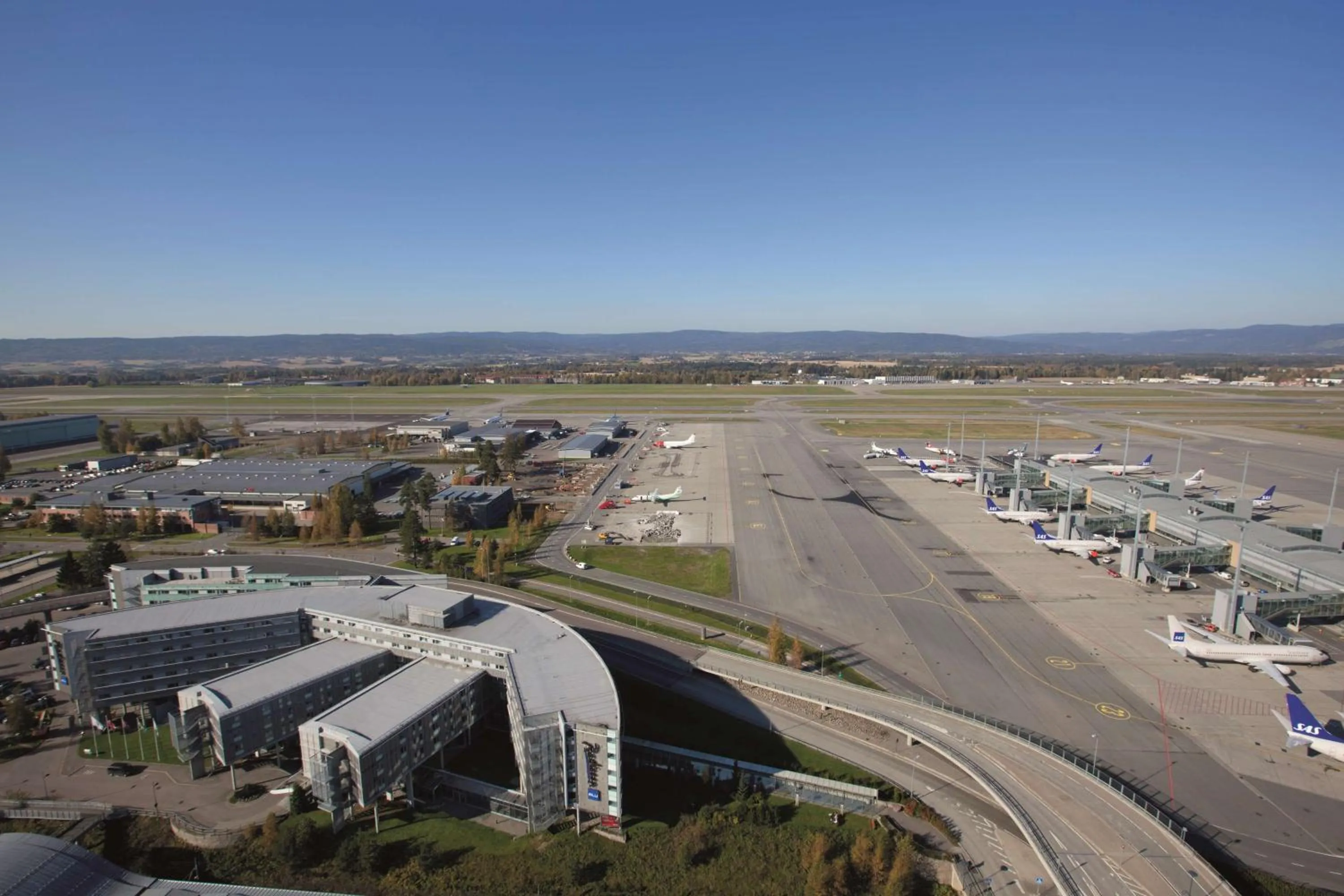 Property building in Radisson Blu Airport Hotel, Oslo Gardermoen