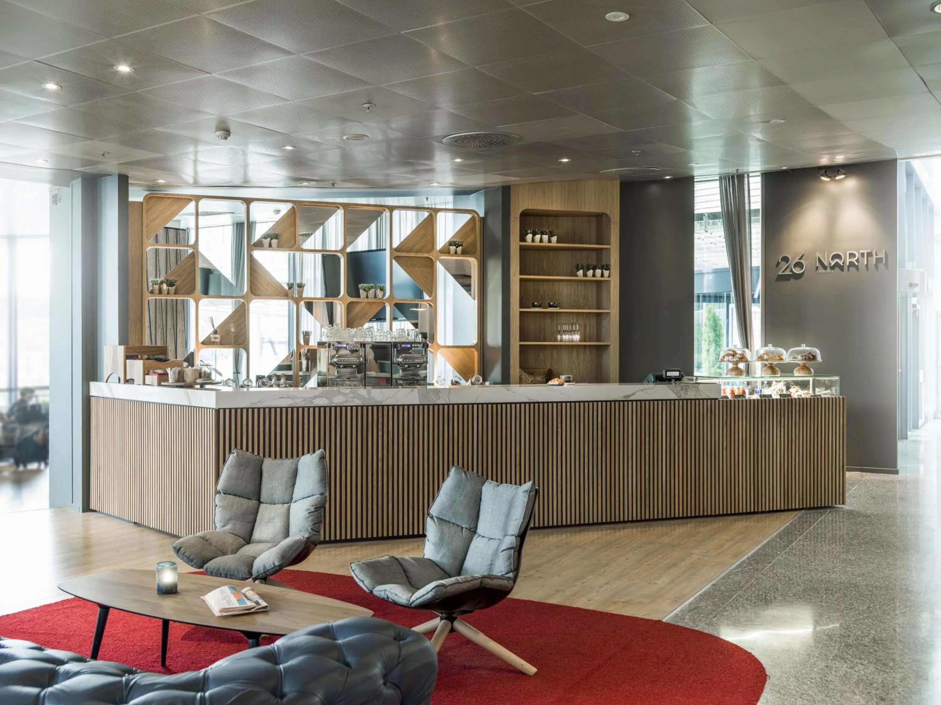 Lobby or reception in Radisson Blu Airport Hotel, Oslo Gardermoen