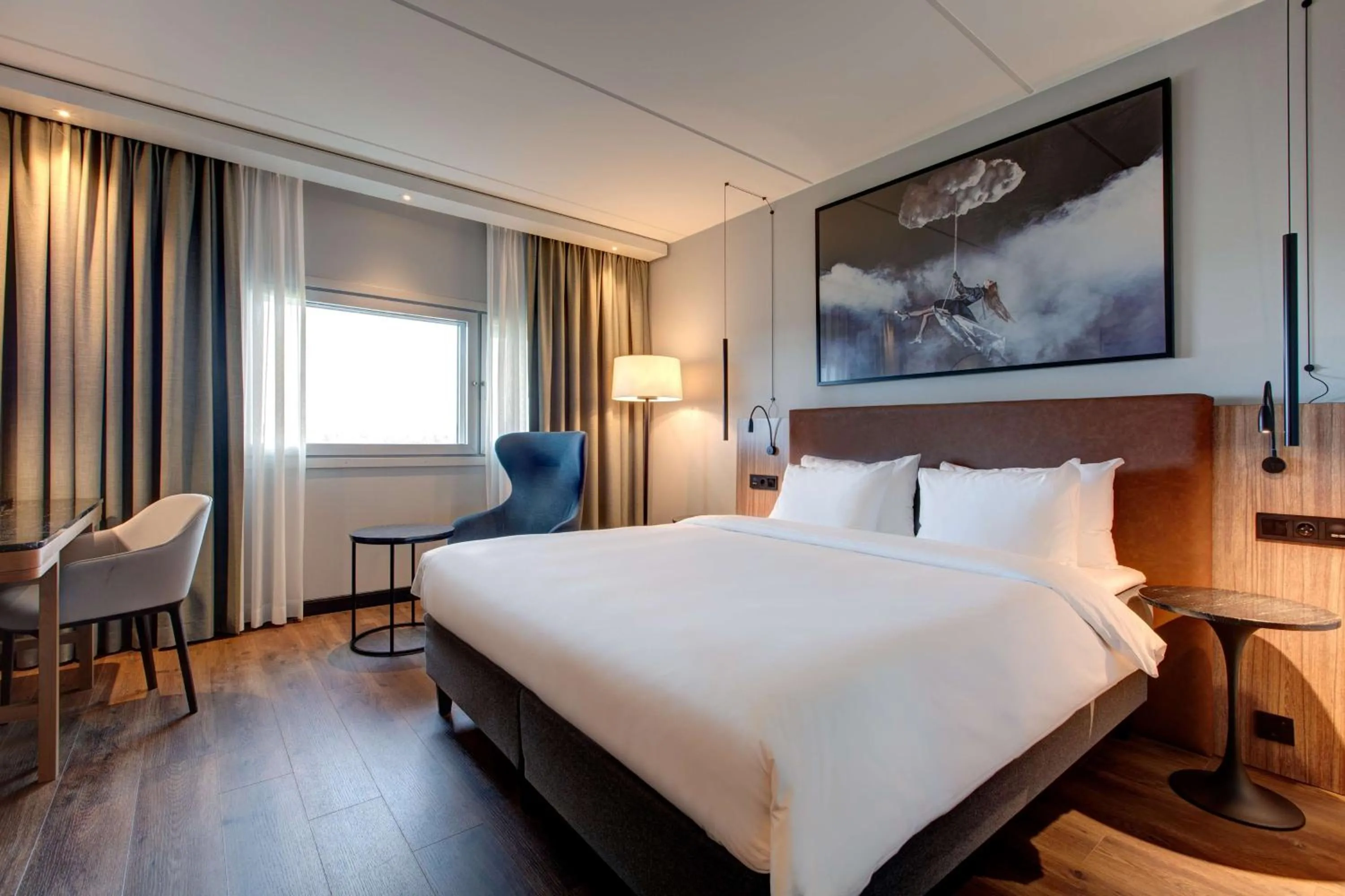 Photo of the whole room, Bed in Radisson Blu Airport Hotel, Oslo Gardermoen