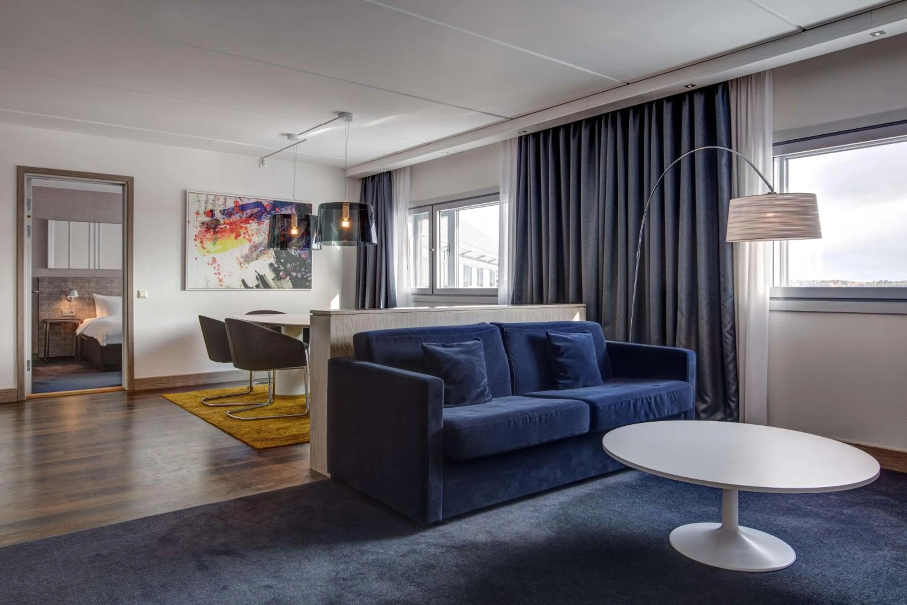 Seating area in Radisson Blu Airport Hotel, Oslo Gardermoen