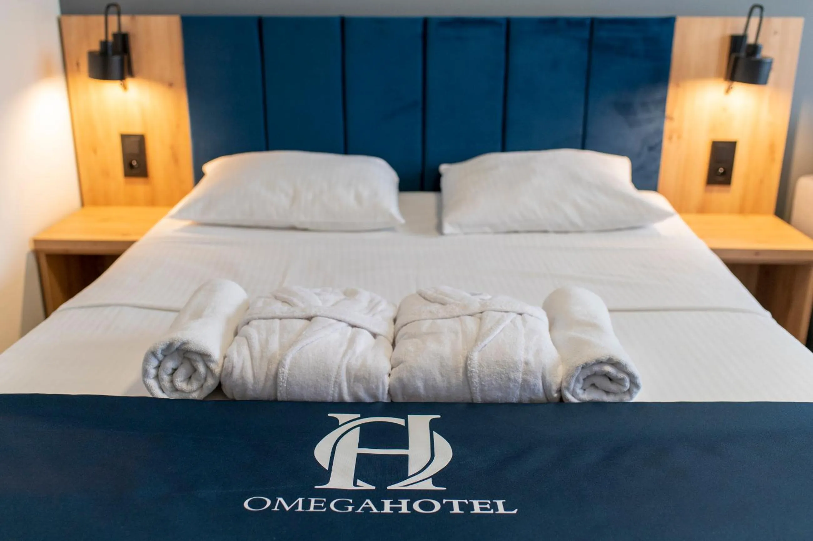 Photo of the whole room, Bed in Omega Hotel