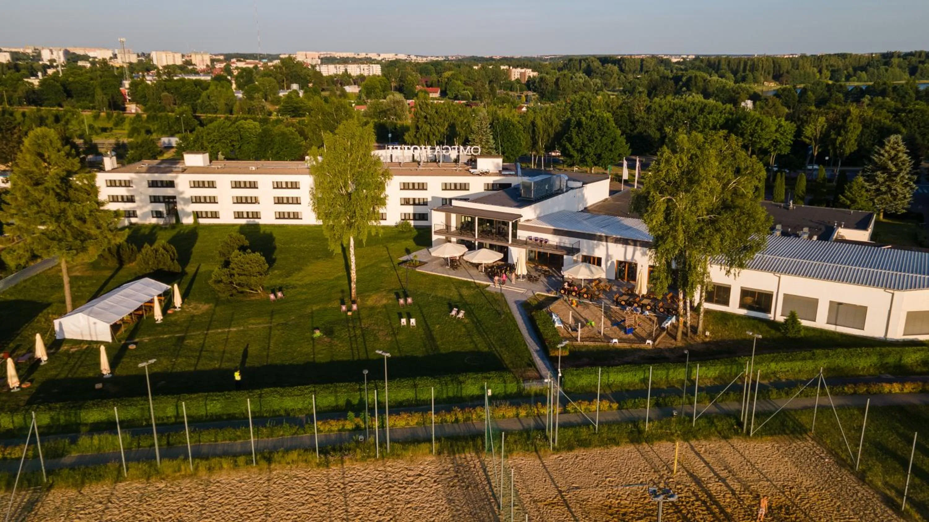 Property building in Omega Hotel