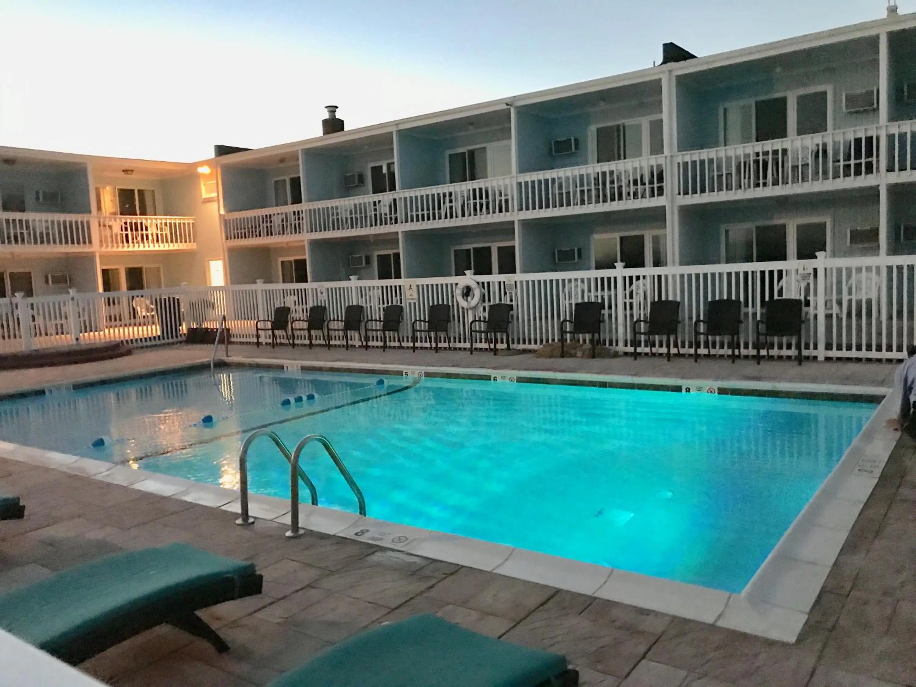 Pool view in Ocean Surf Resort