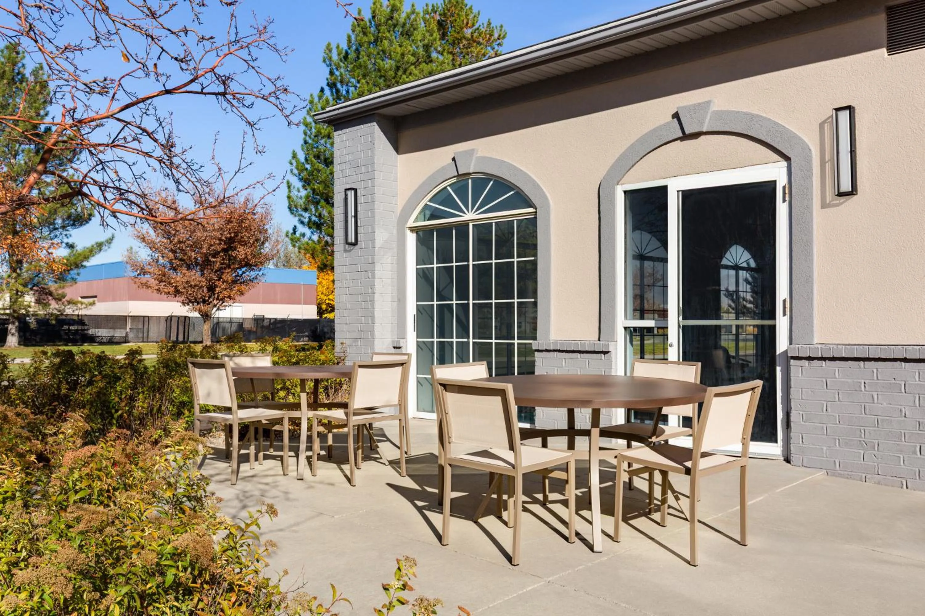 Patio in Garner Hotel Salt Lake City Airport by IHG