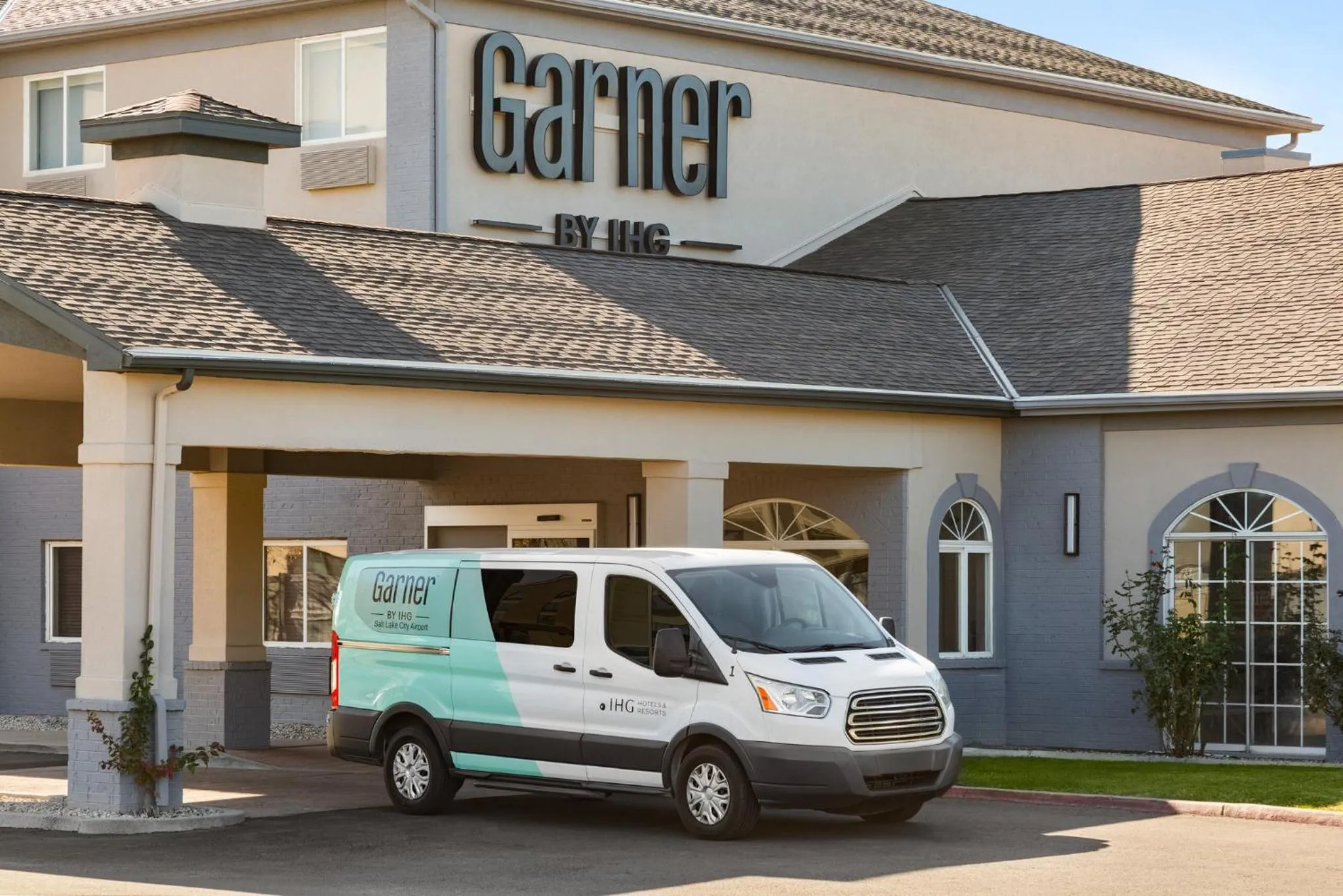 Decorative detail in Garner Hotel Salt Lake City Airport by IHG