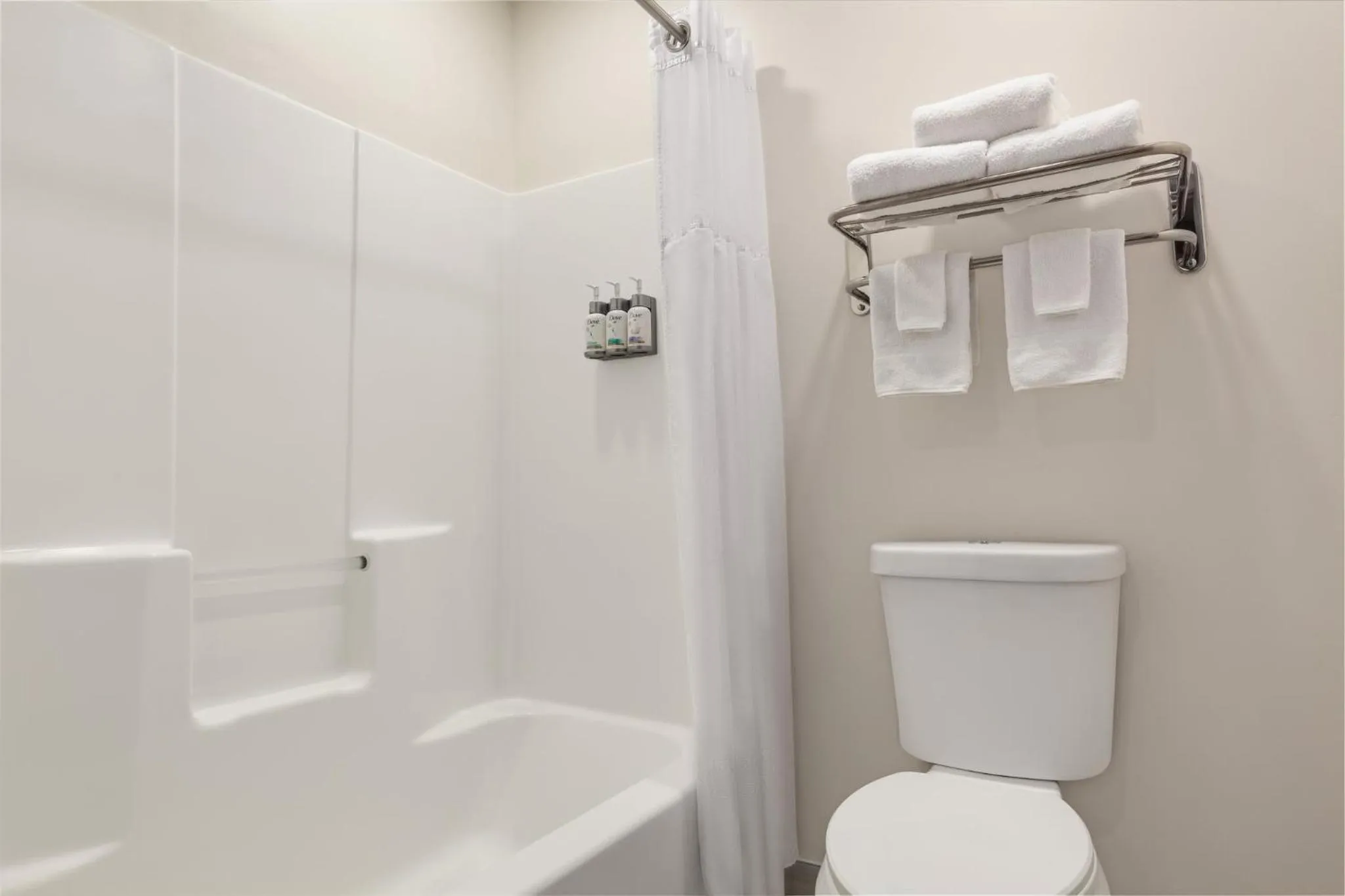 Bathroom in Garner Hotel Salt Lake City Airport by IHG