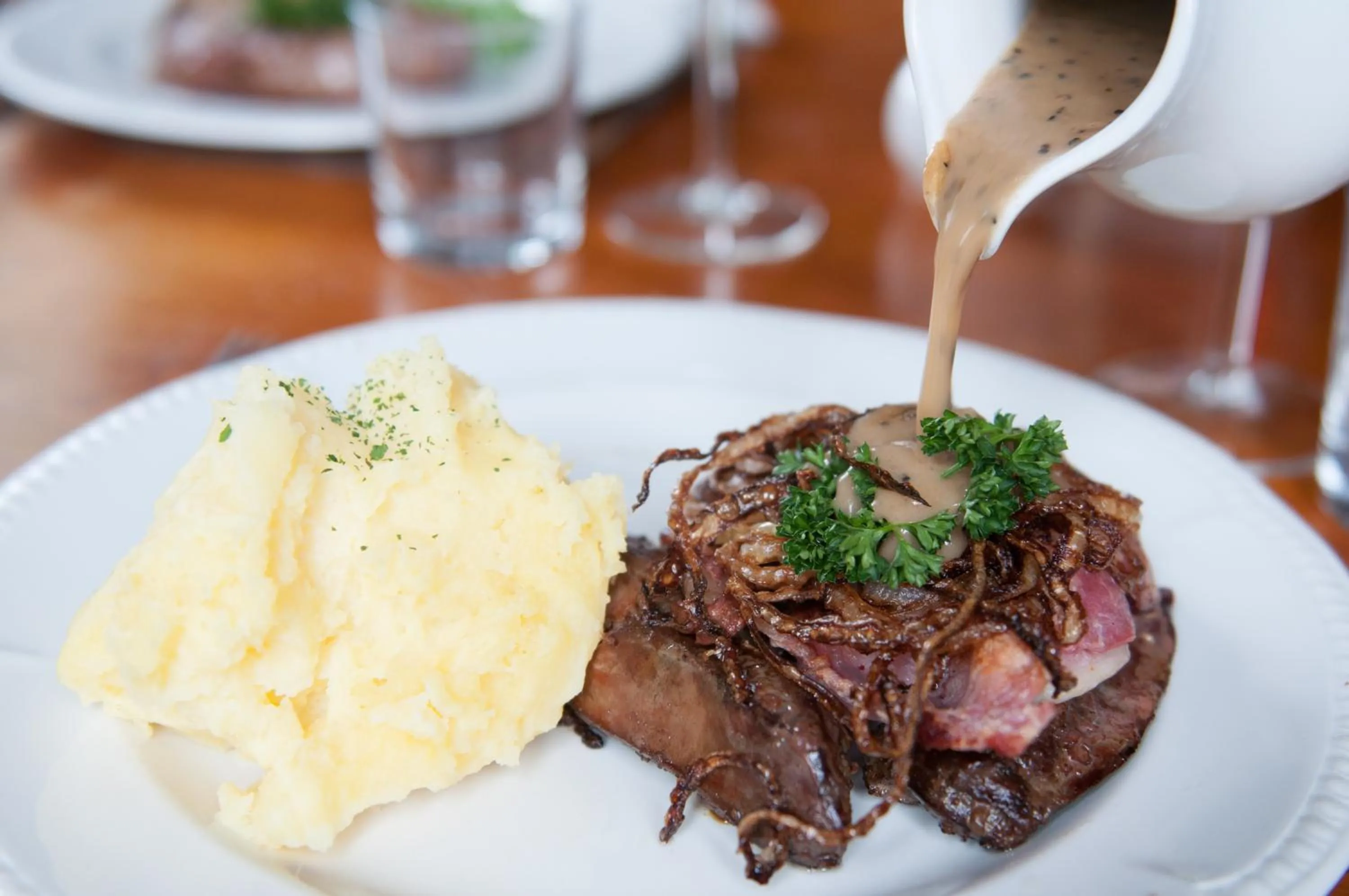 Food close-up in The Greyhound Inn and Hotel