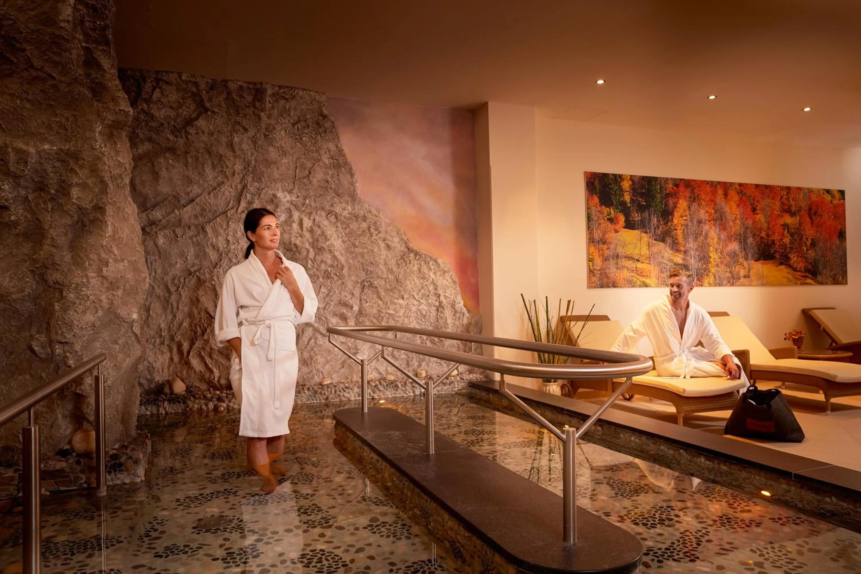 Spa and wellness centre/facilities in Hotel Alpenhof