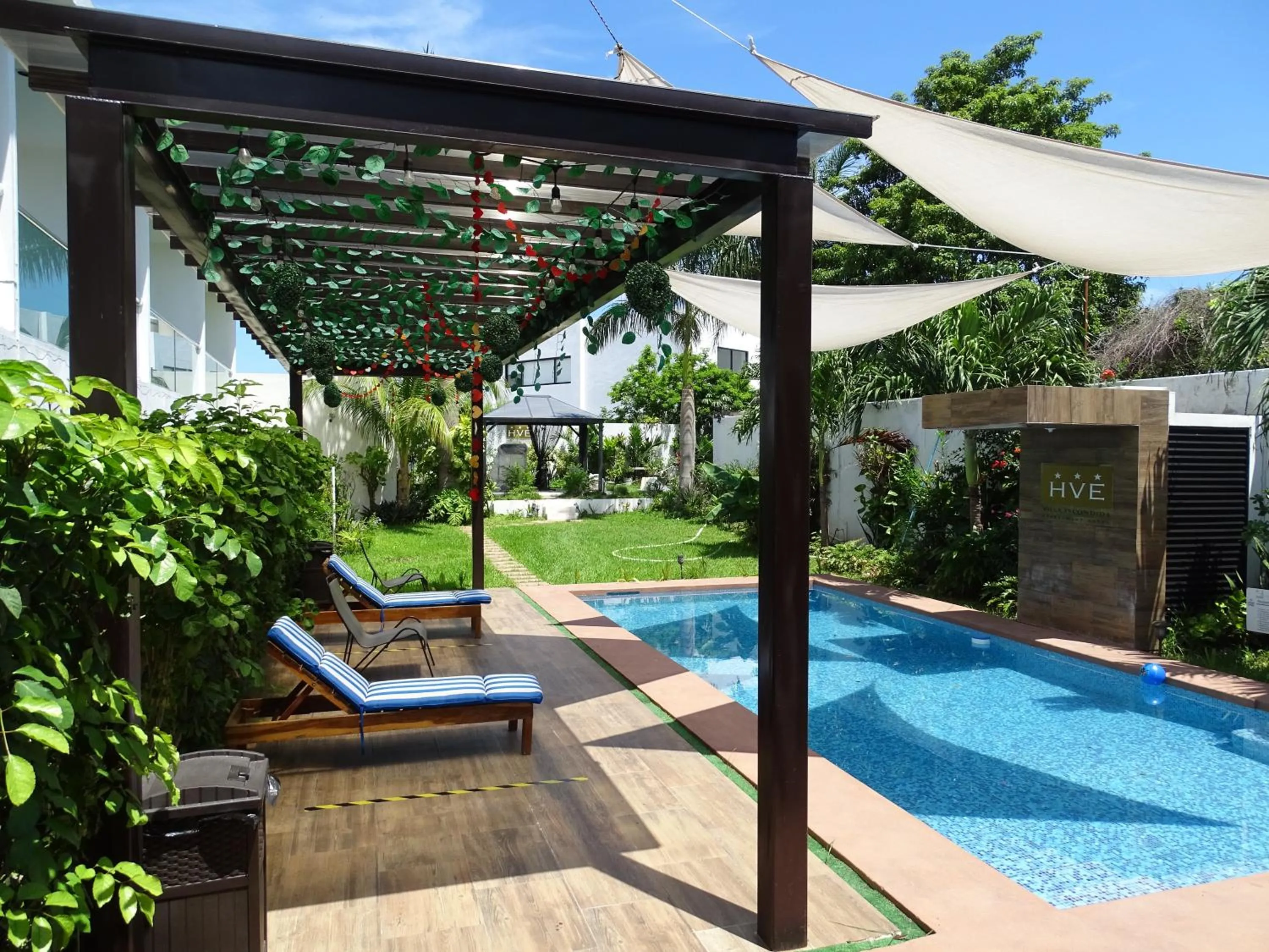 Patio in Hotel Villa Escondida Campeche