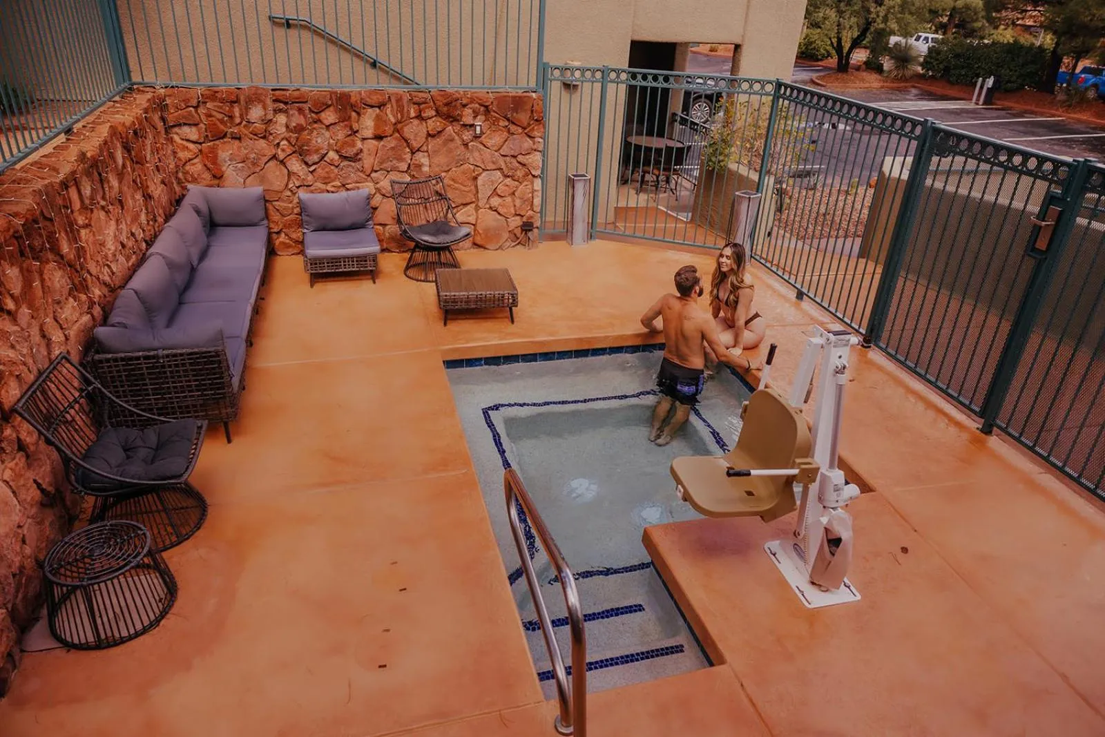 Hot Tub in Southwest Inn at Sedona
