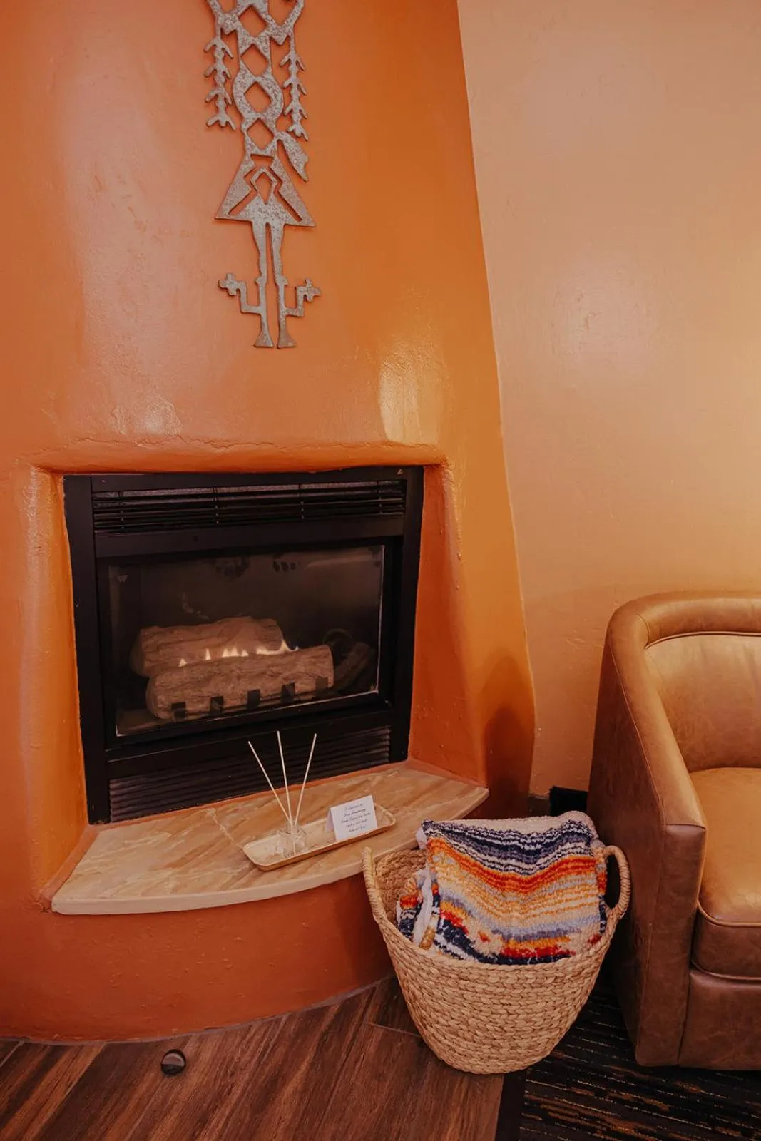 fireplace in Southwest Inn at Sedona